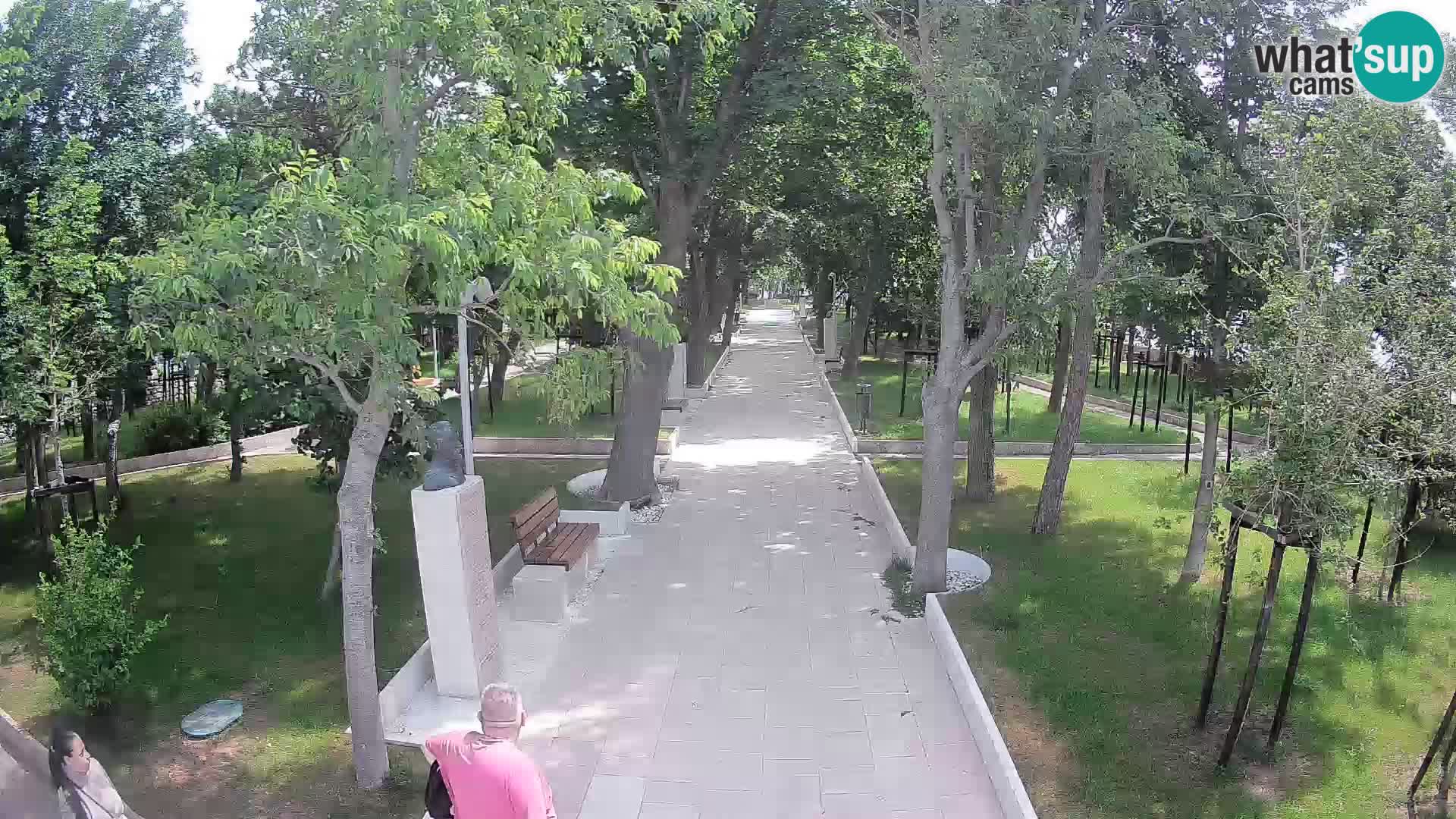 Writers’ Park Webcam Senj – Live by the Sea