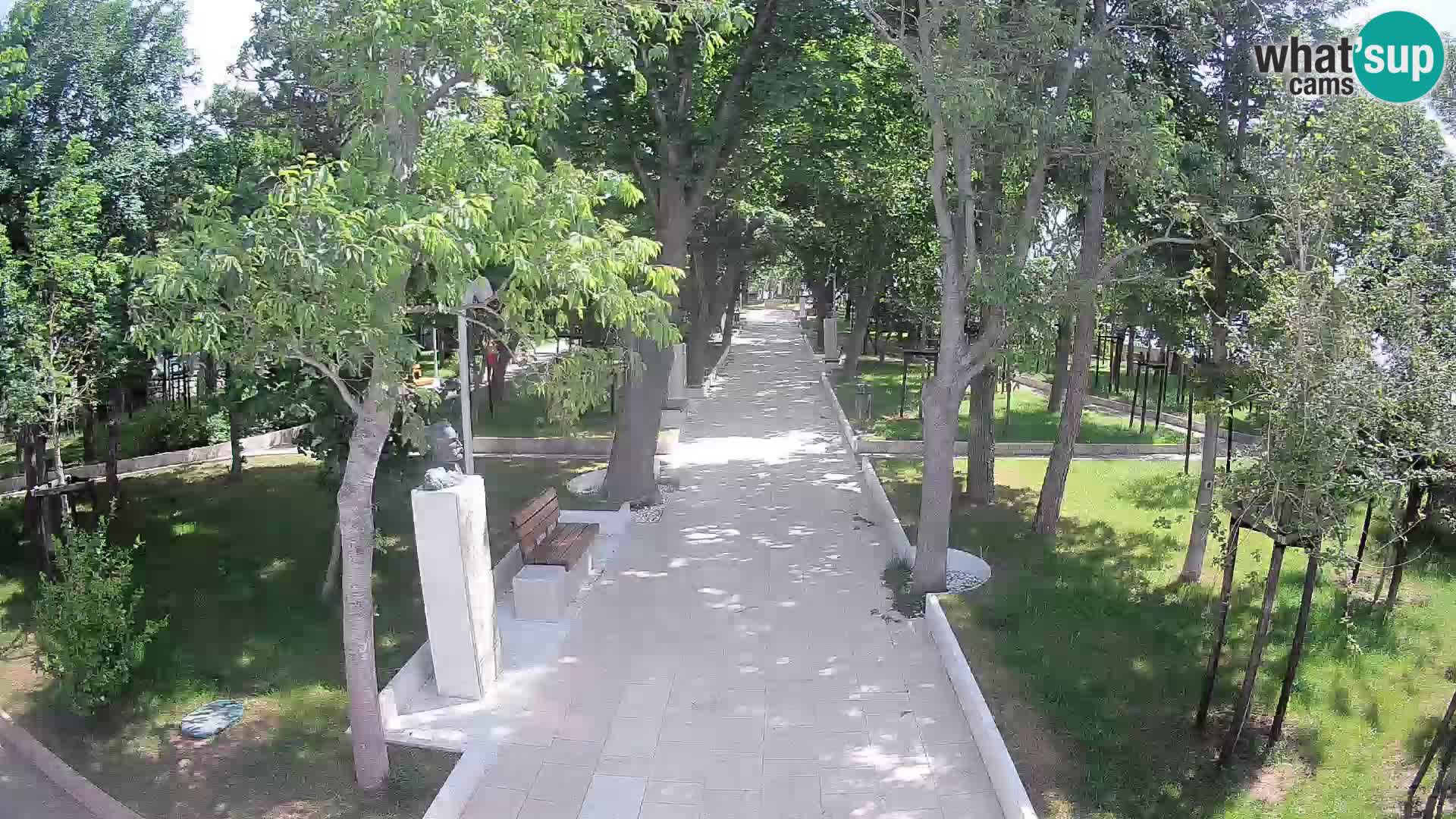 Writers’ Park Webcam Senj – Live by the Sea