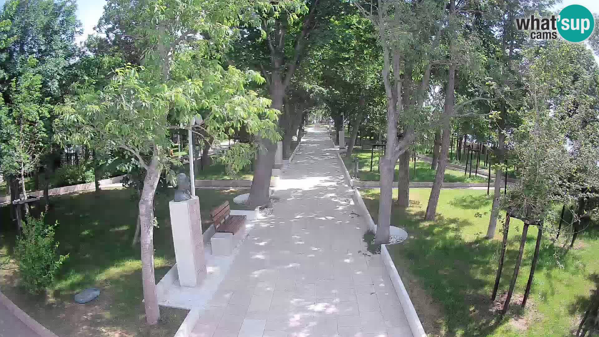 Webcam Schriftstellerpark Senj – Live am Meer