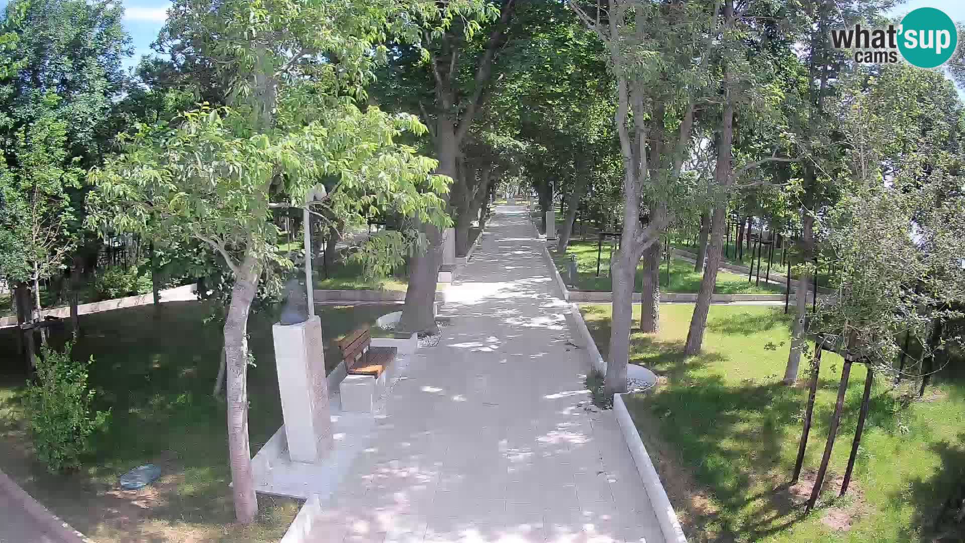 Writers’ Park Webcam Senj – Live by the Sea