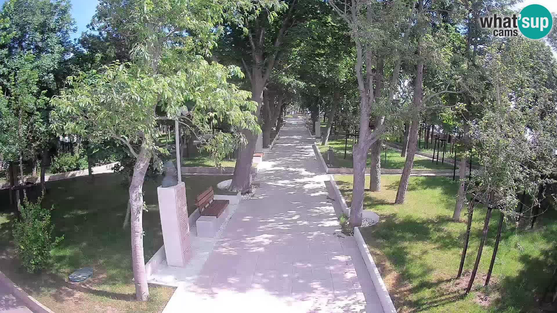 Webcam Schriftstellerpark Senj – Live am Meer