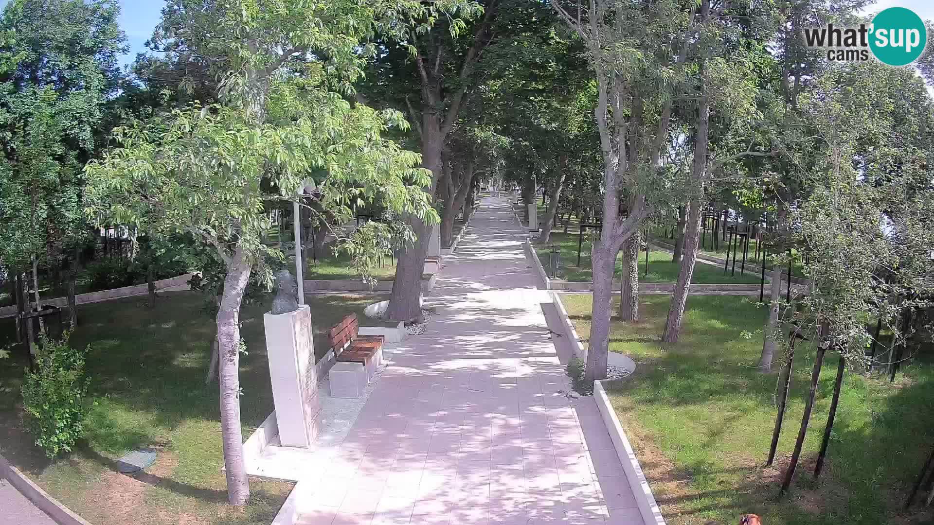 Writers’ Park Webcam Senj – Live by the Sea