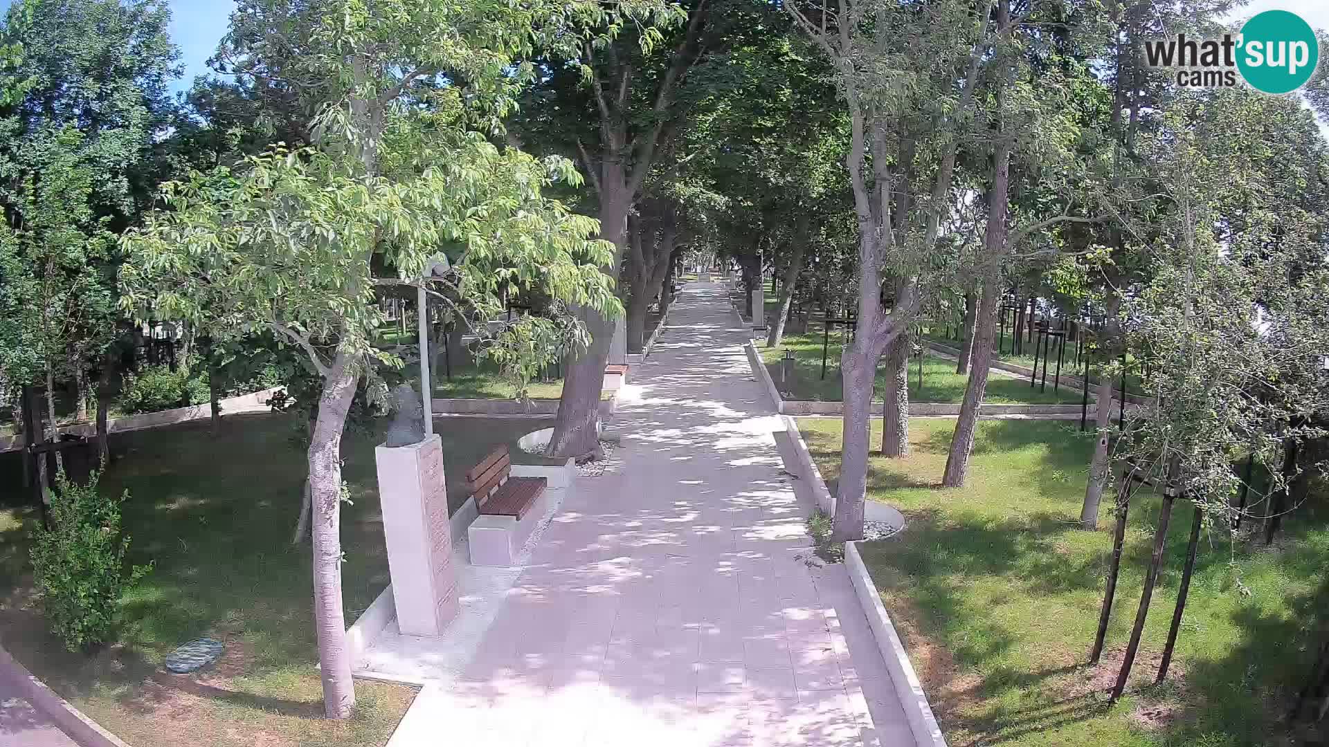 Writers’ Park Webcam Senj – Live by the Sea
