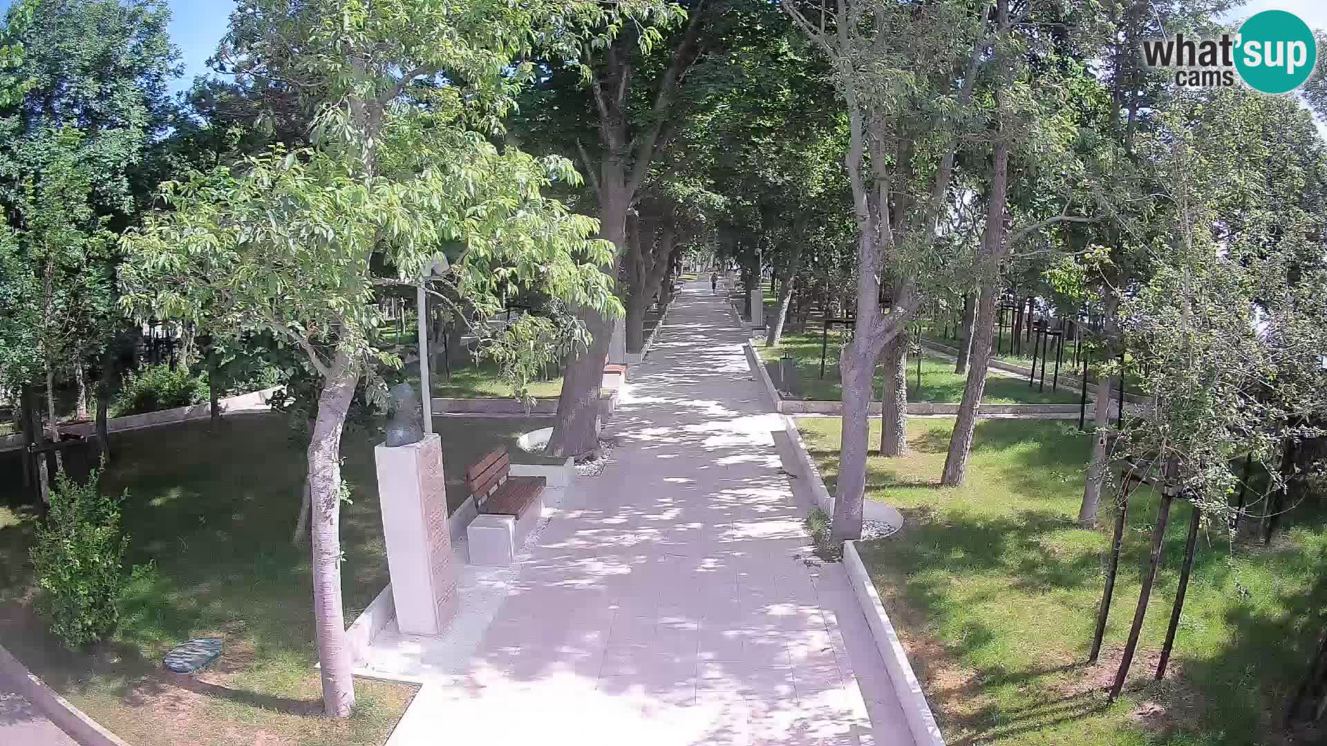 Writers’ Park Webcam Senj – Live by the Sea