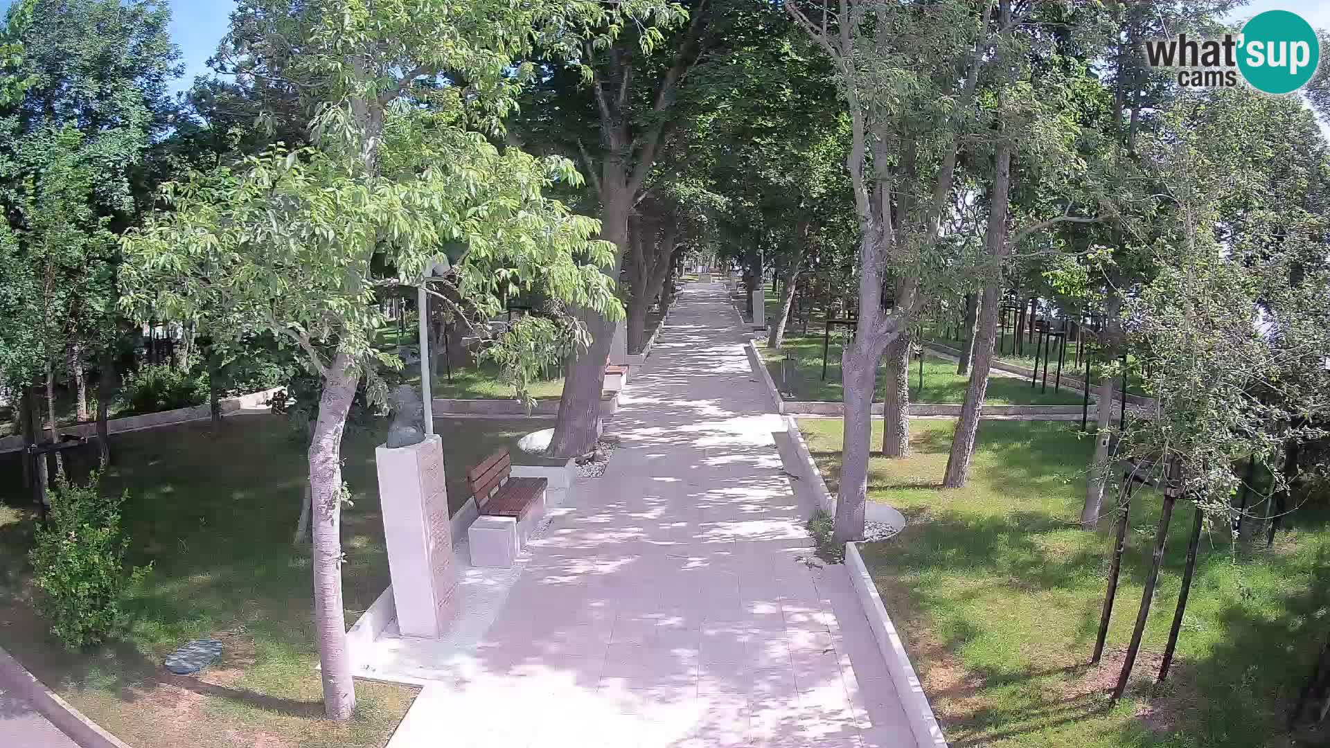 Writers’ Park Webcam Senj – Live by the Sea