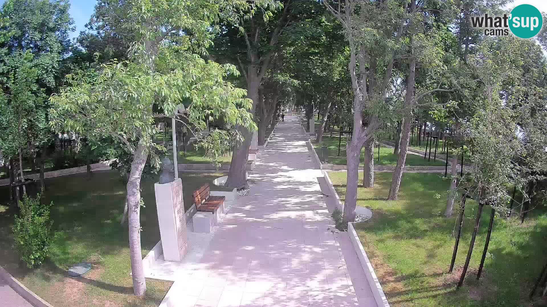 Writers’ Park Webcam Senj – Live by the Sea