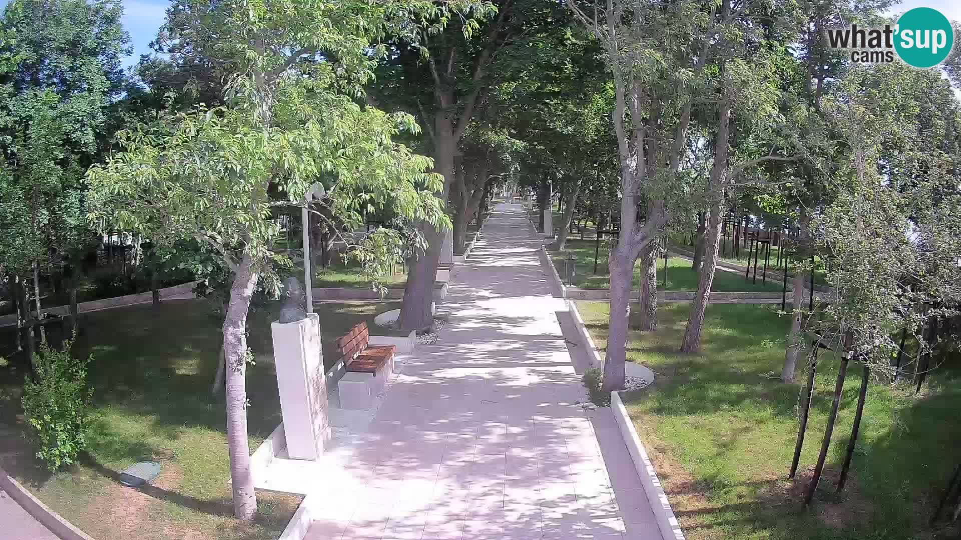 Writers’ Park Webcam Senj – Live by the Sea