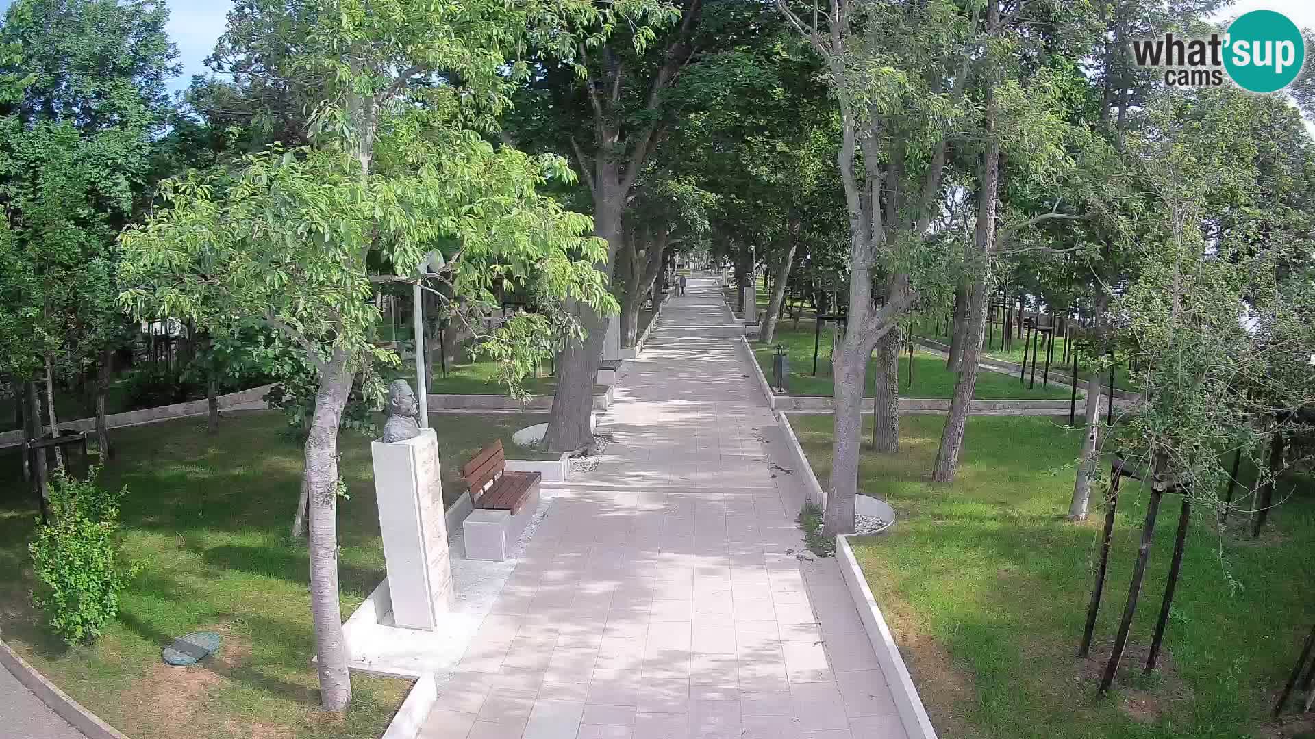 Writers’ Park Webcam Senj – Live by the Sea