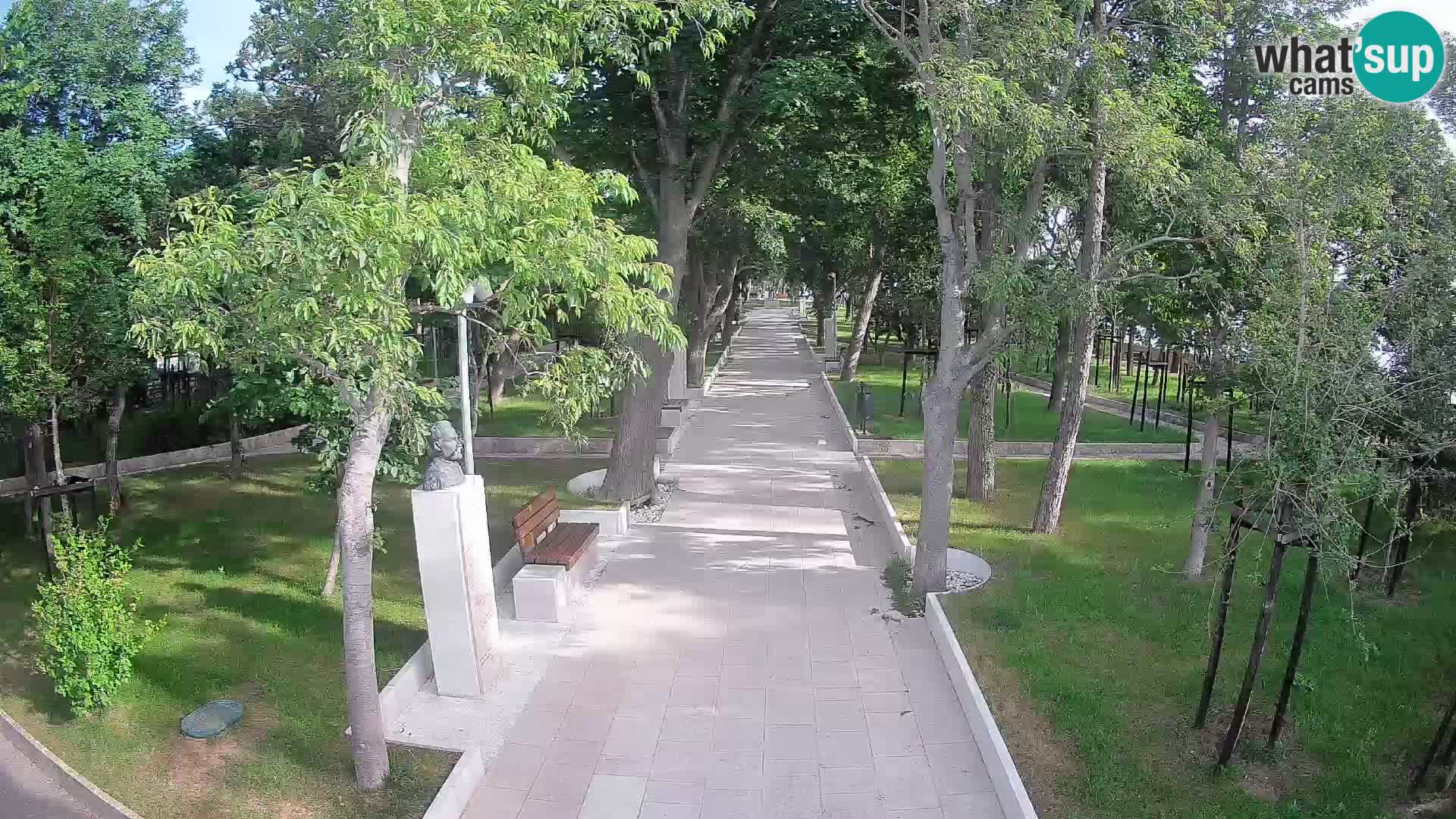 Writers’ Park Webcam Senj – Live by the Sea