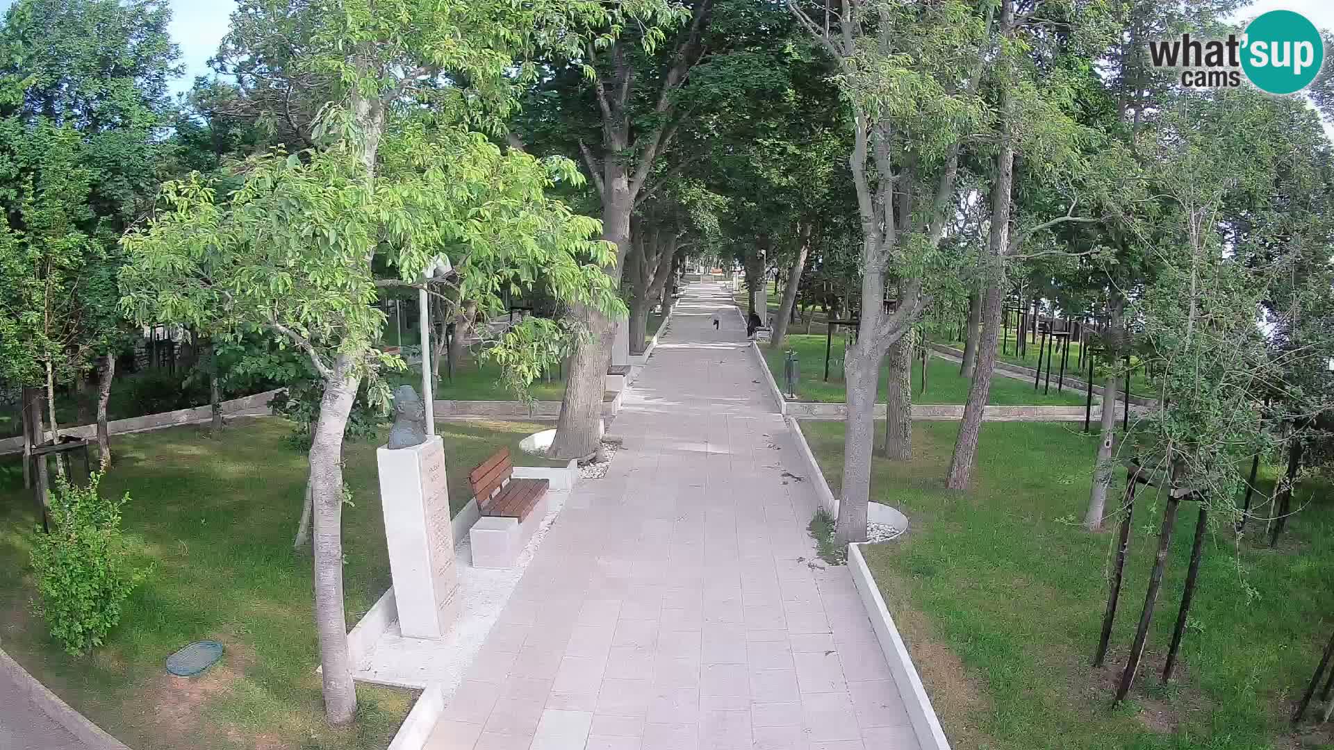 Writers’ Park Webcam Senj – Live by the Sea