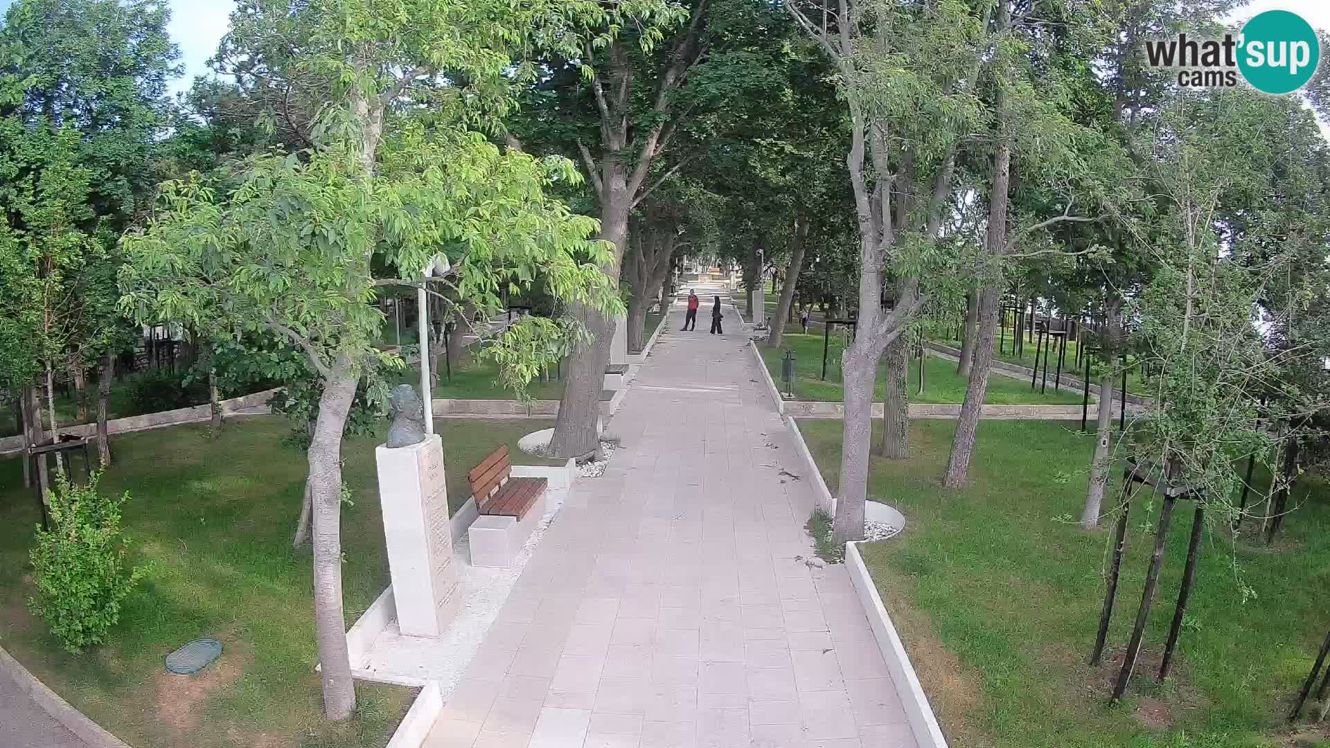 Writers’ Park Webcam Senj – Live by the Sea