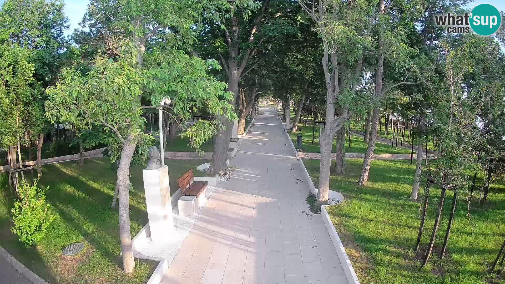 Writers’ Park Webcam Senj – Live by the Sea