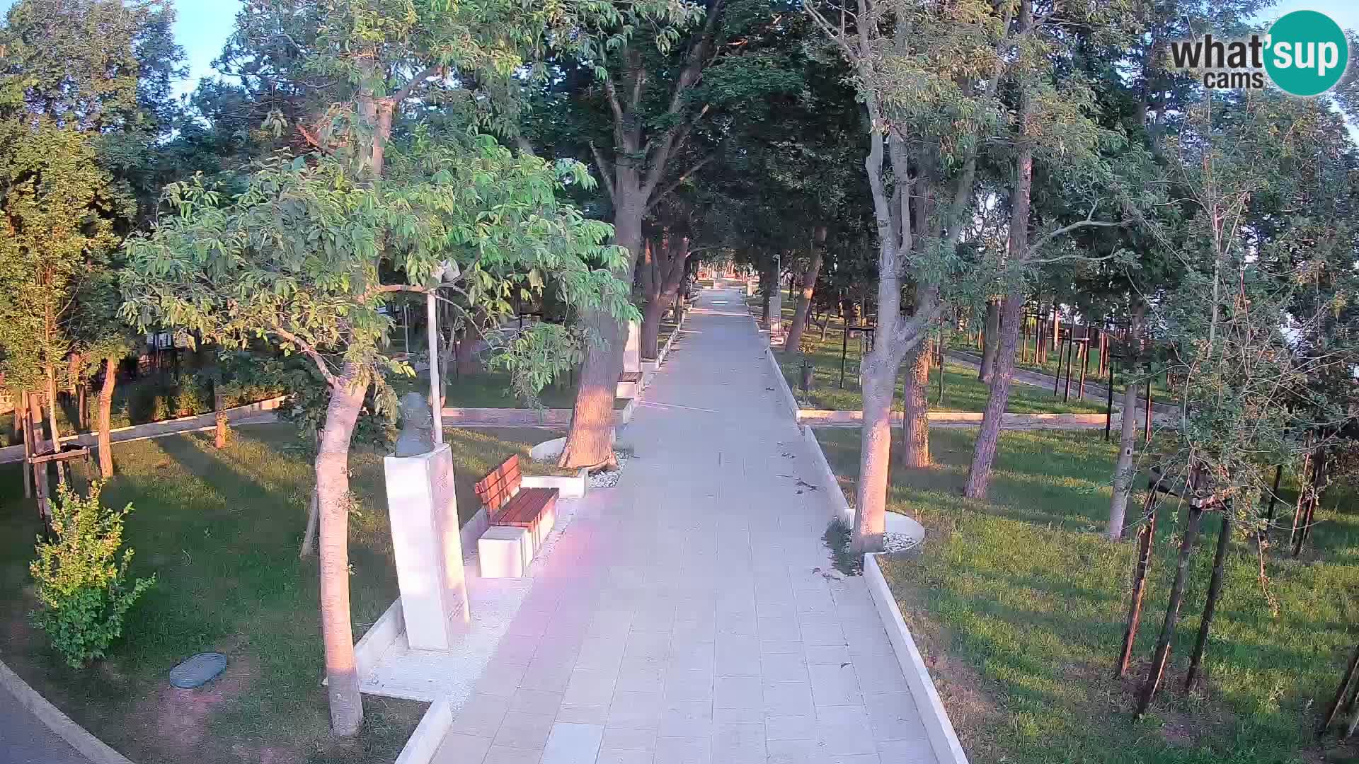 Webcam Schriftstellerpark Senj – Live am Meer