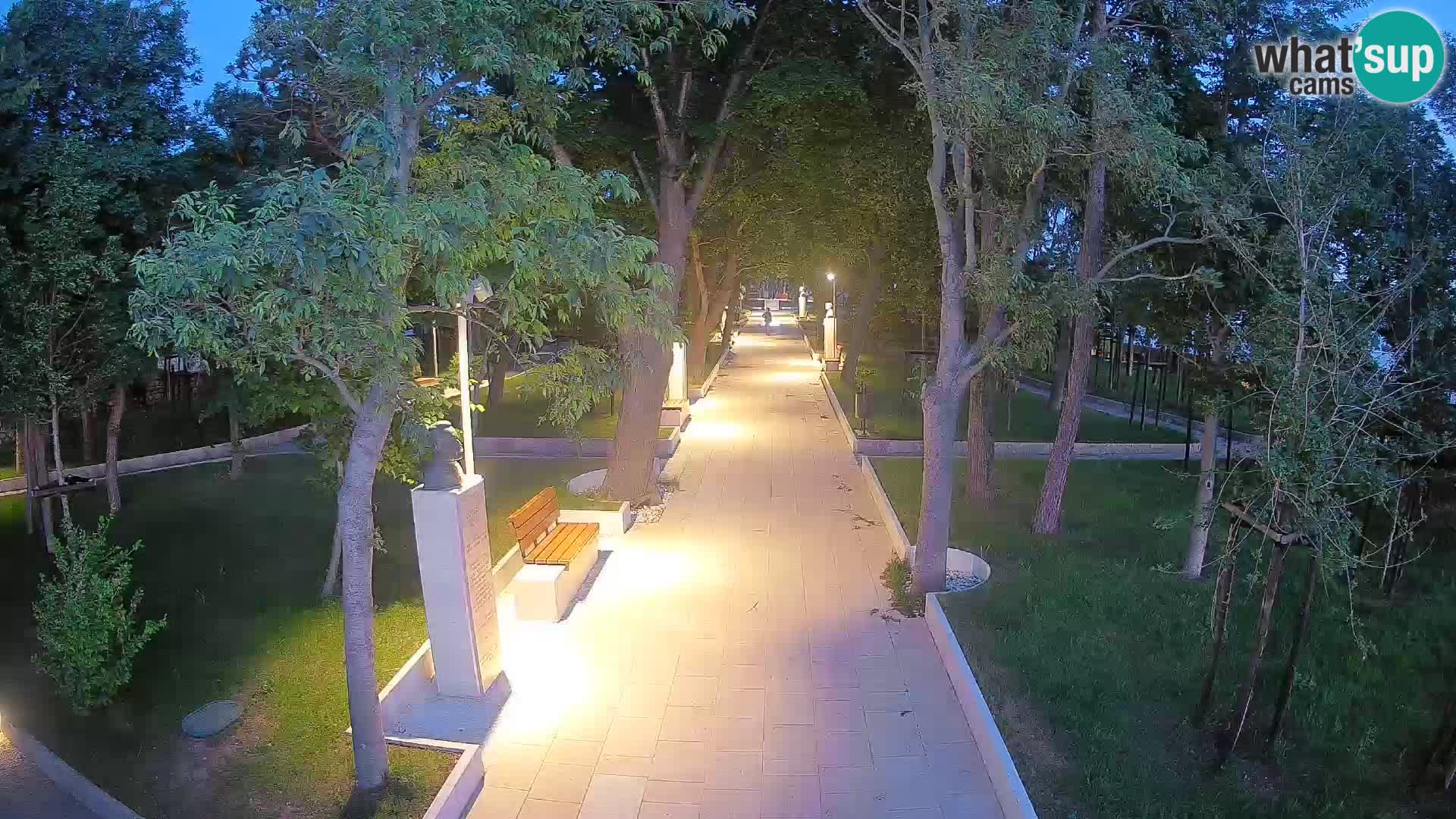 Writers’ Park Webcam Senj – Live by the Sea