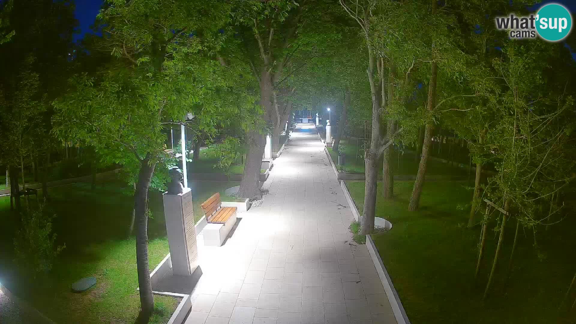 Writers’ Park Webcam Senj – Live by the Sea