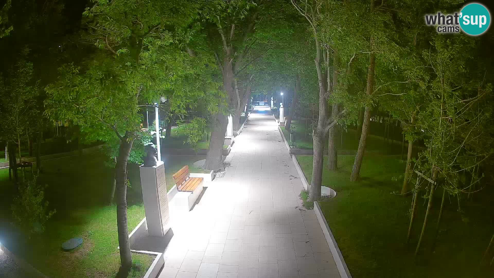 Writers’ Park Webcam Senj – Live by the Sea