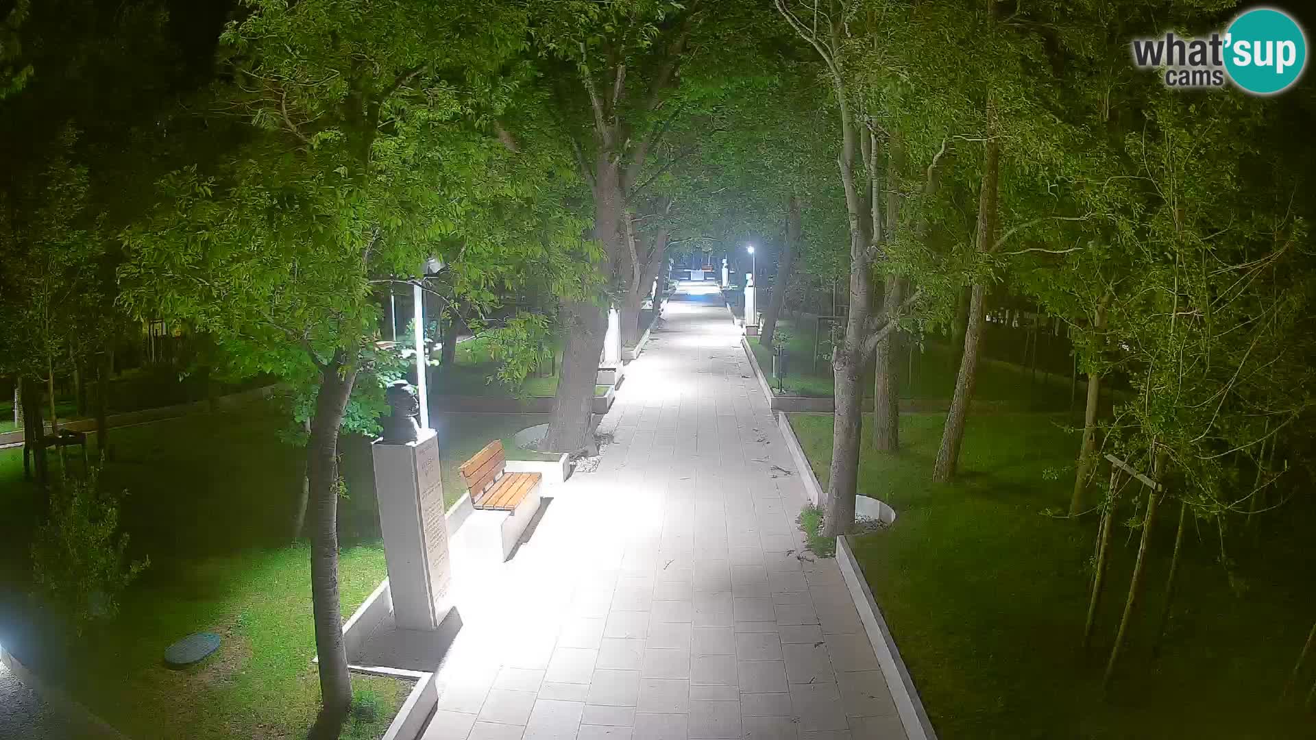 Writers’ Park Webcam Senj – Live by the Sea