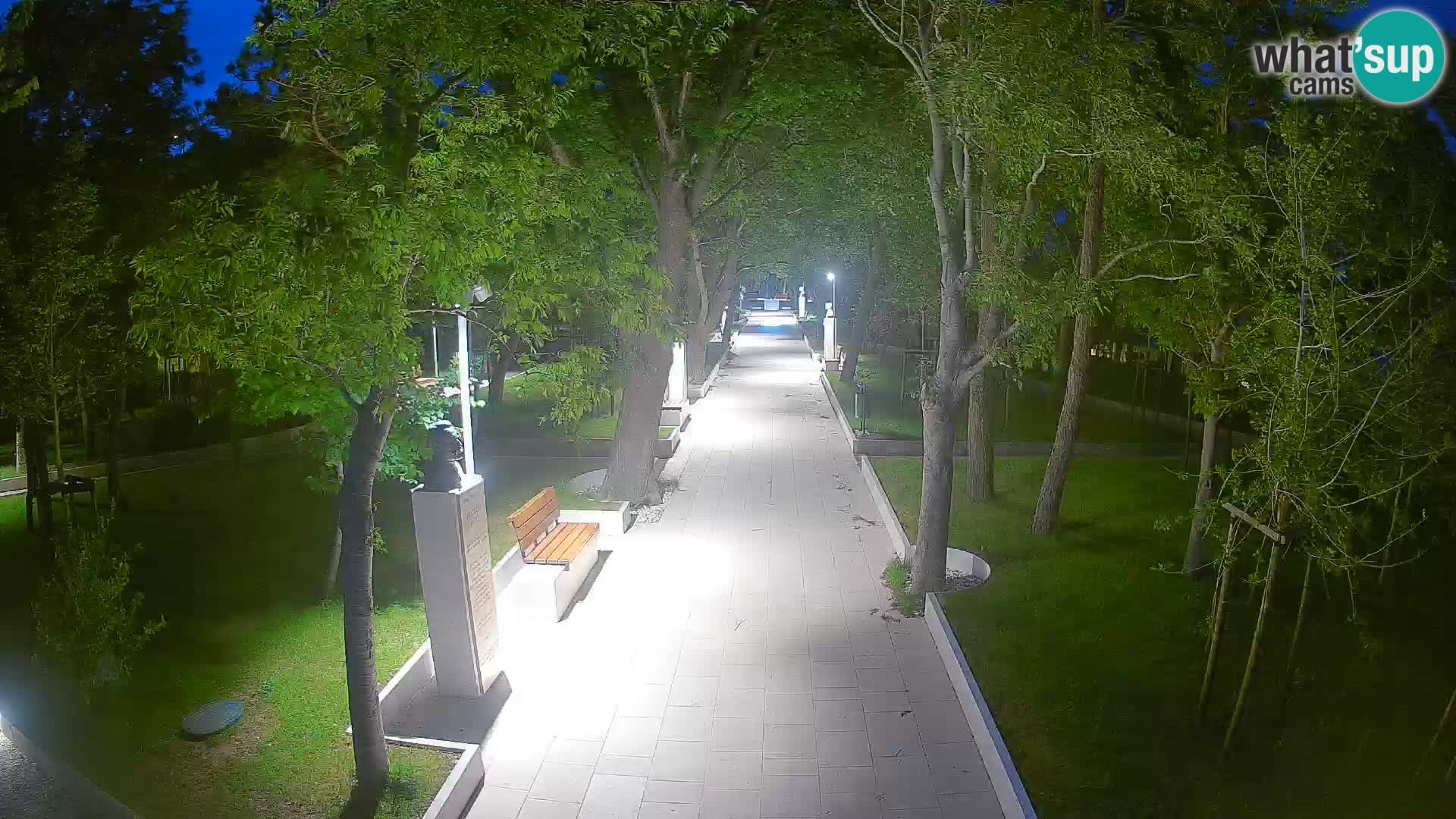 Writers’ Park Webcam Senj – Live by the Sea
