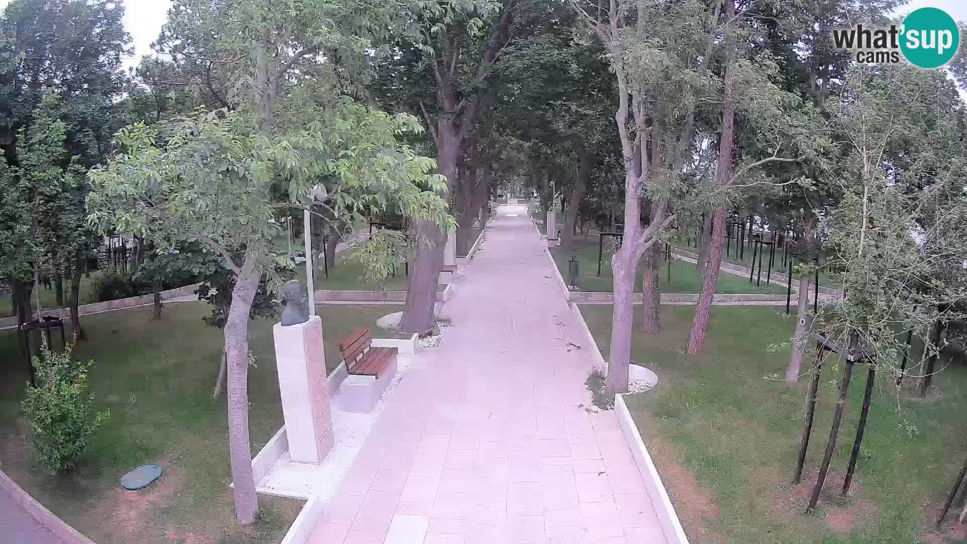 Writers’ Park Webcam Senj – Live by the Sea