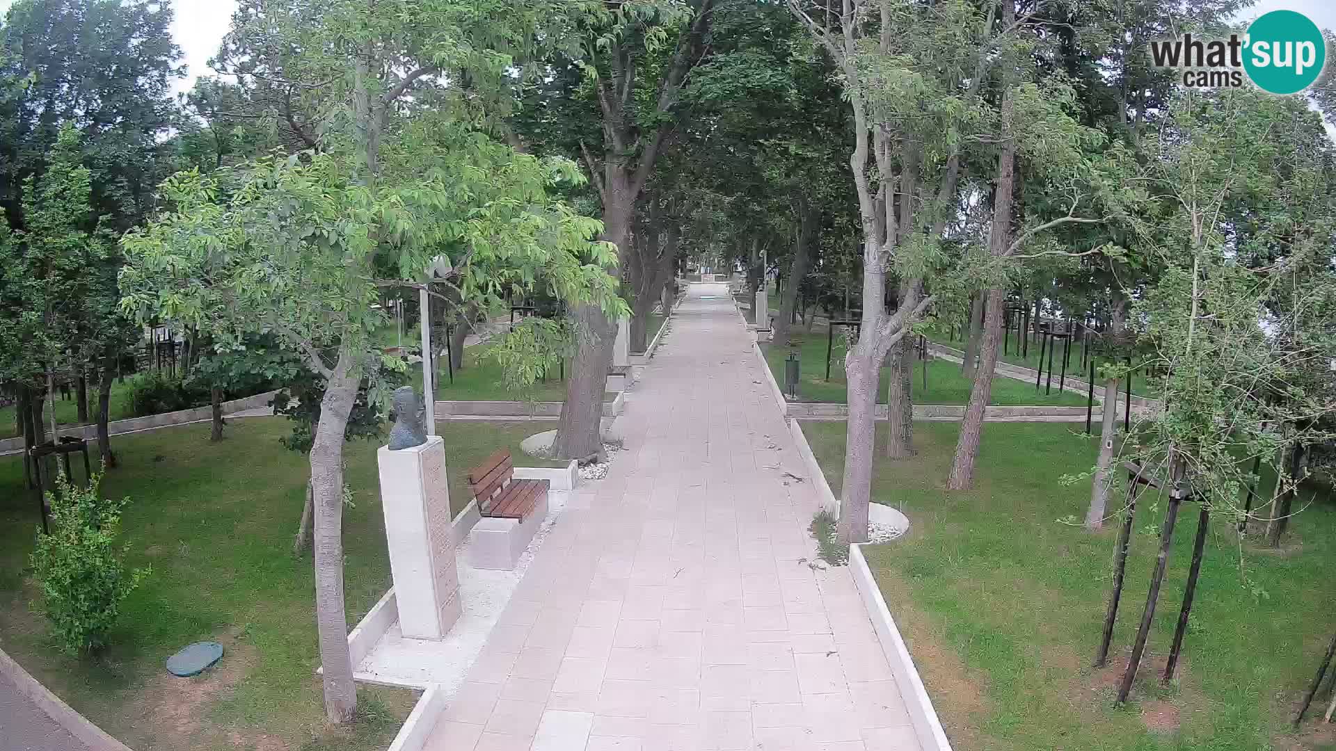 Writers’ Park Webcam Senj – Live by the Sea