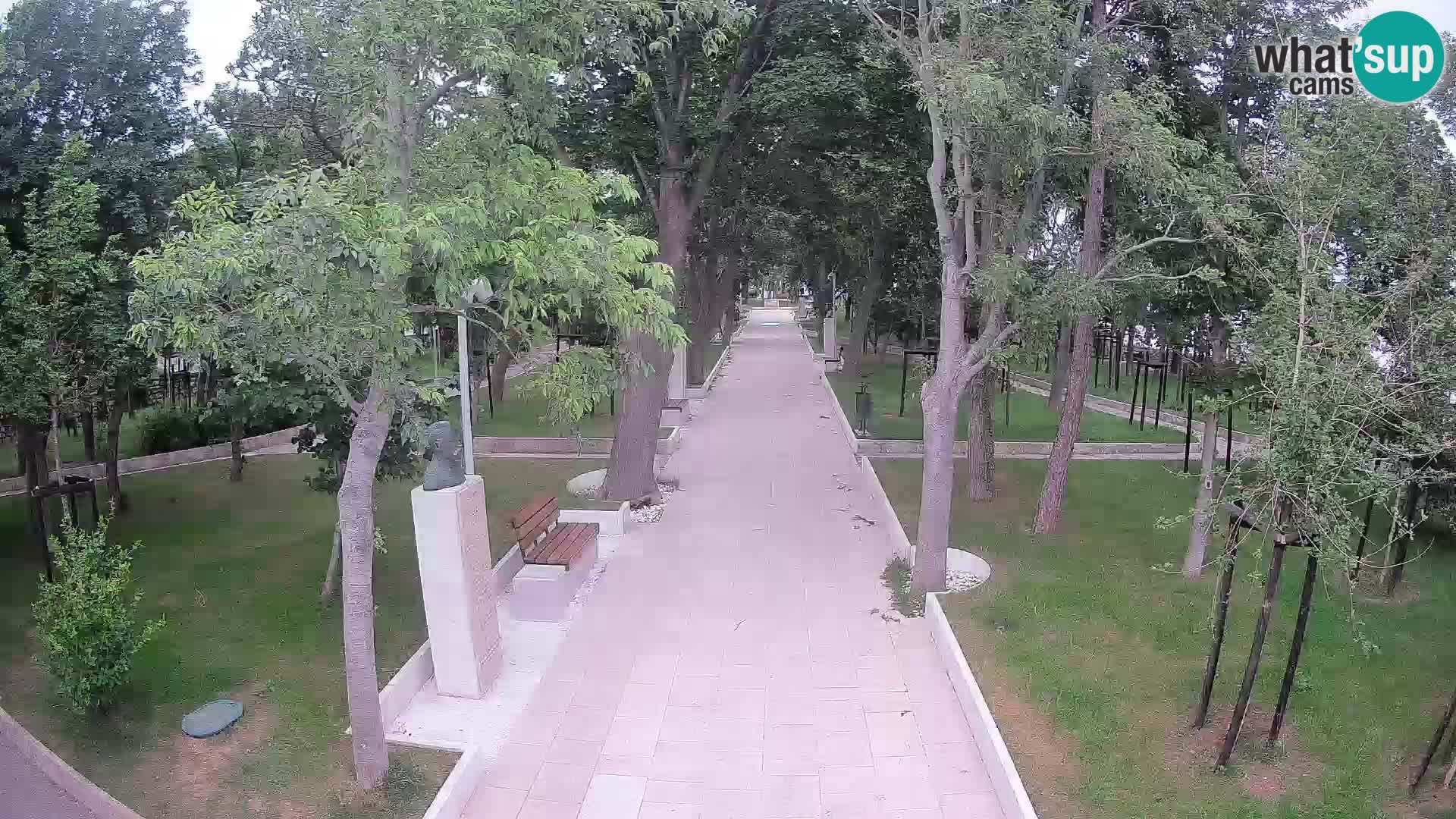 Writers’ Park Webcam Senj – Live by the Sea