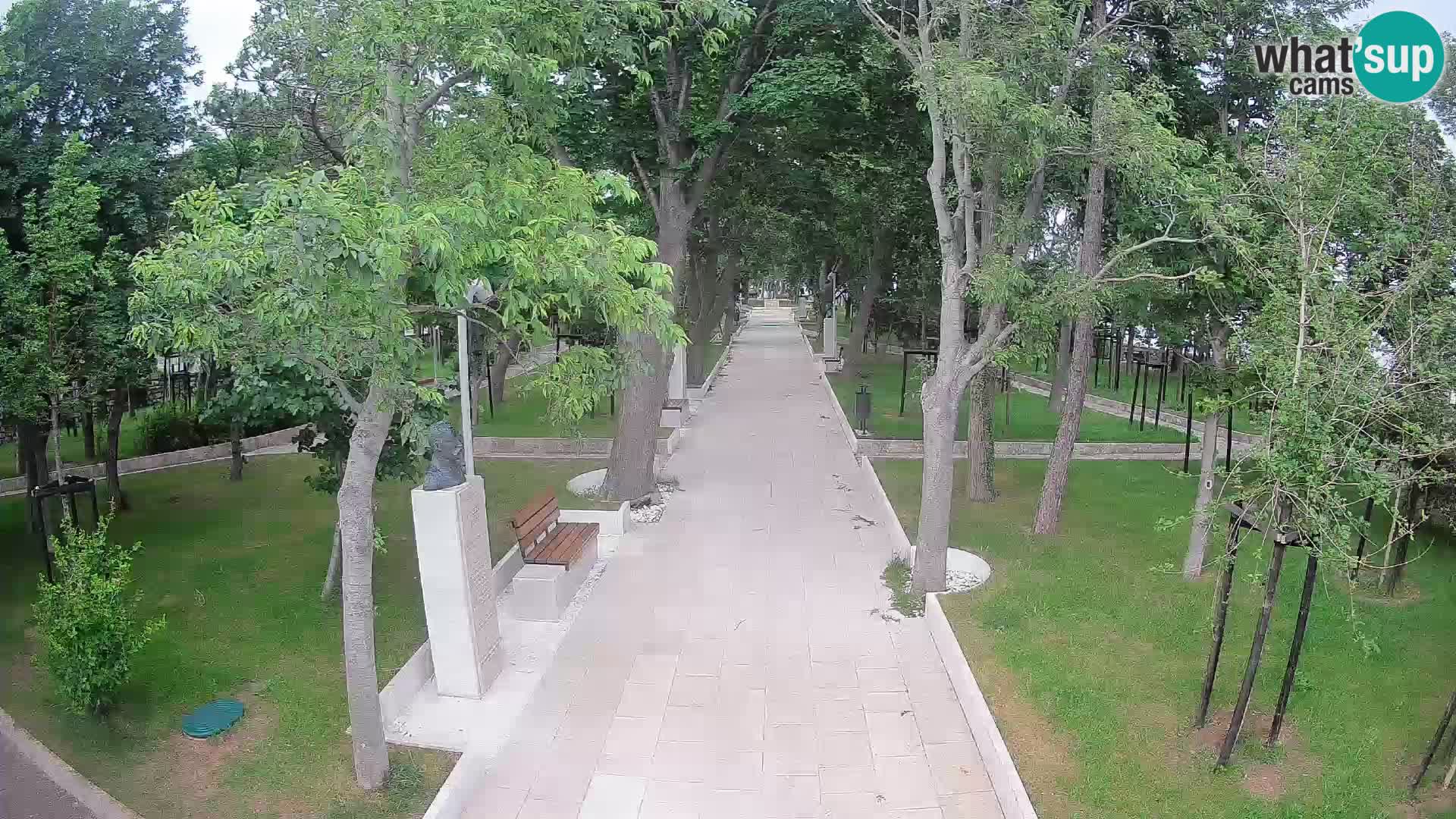 Writers’ Park Webcam Senj – Live by the Sea