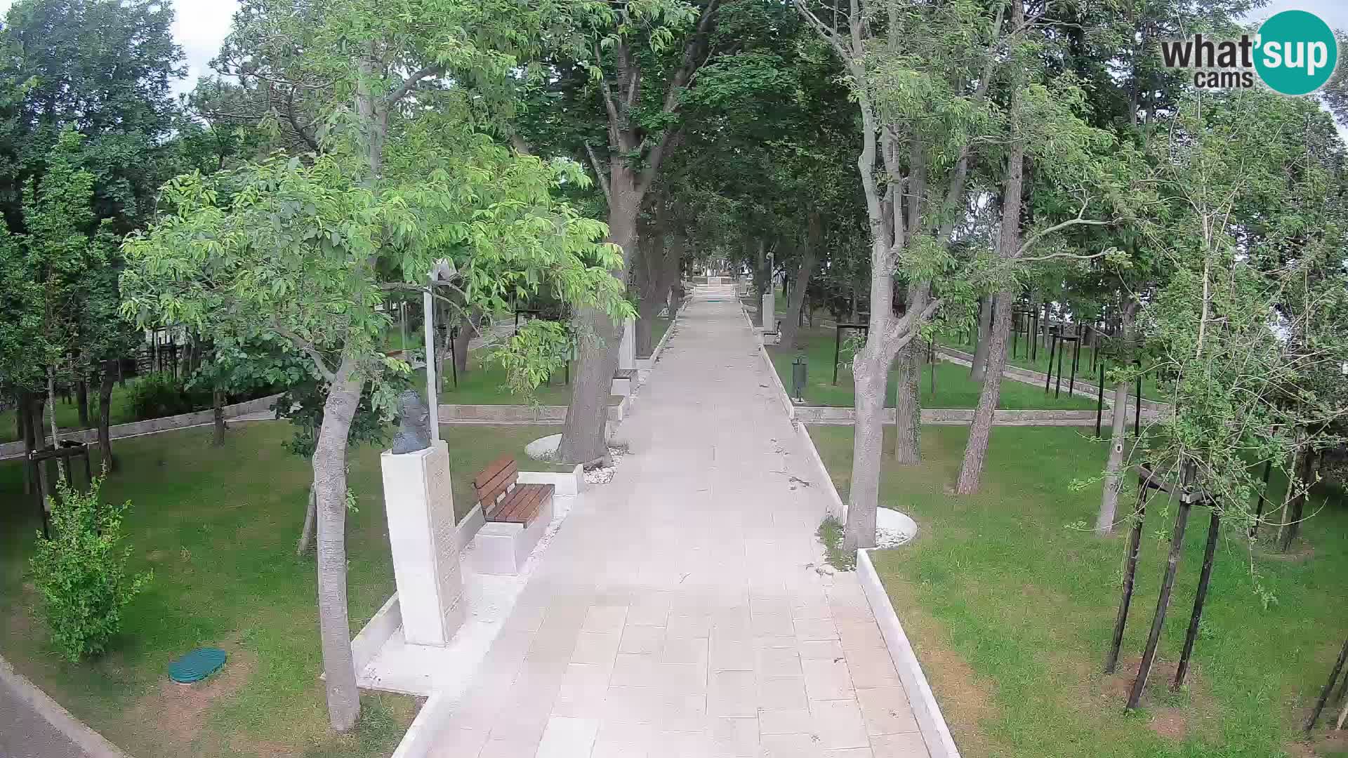Writers’ Park Webcam Senj – Live by the Sea