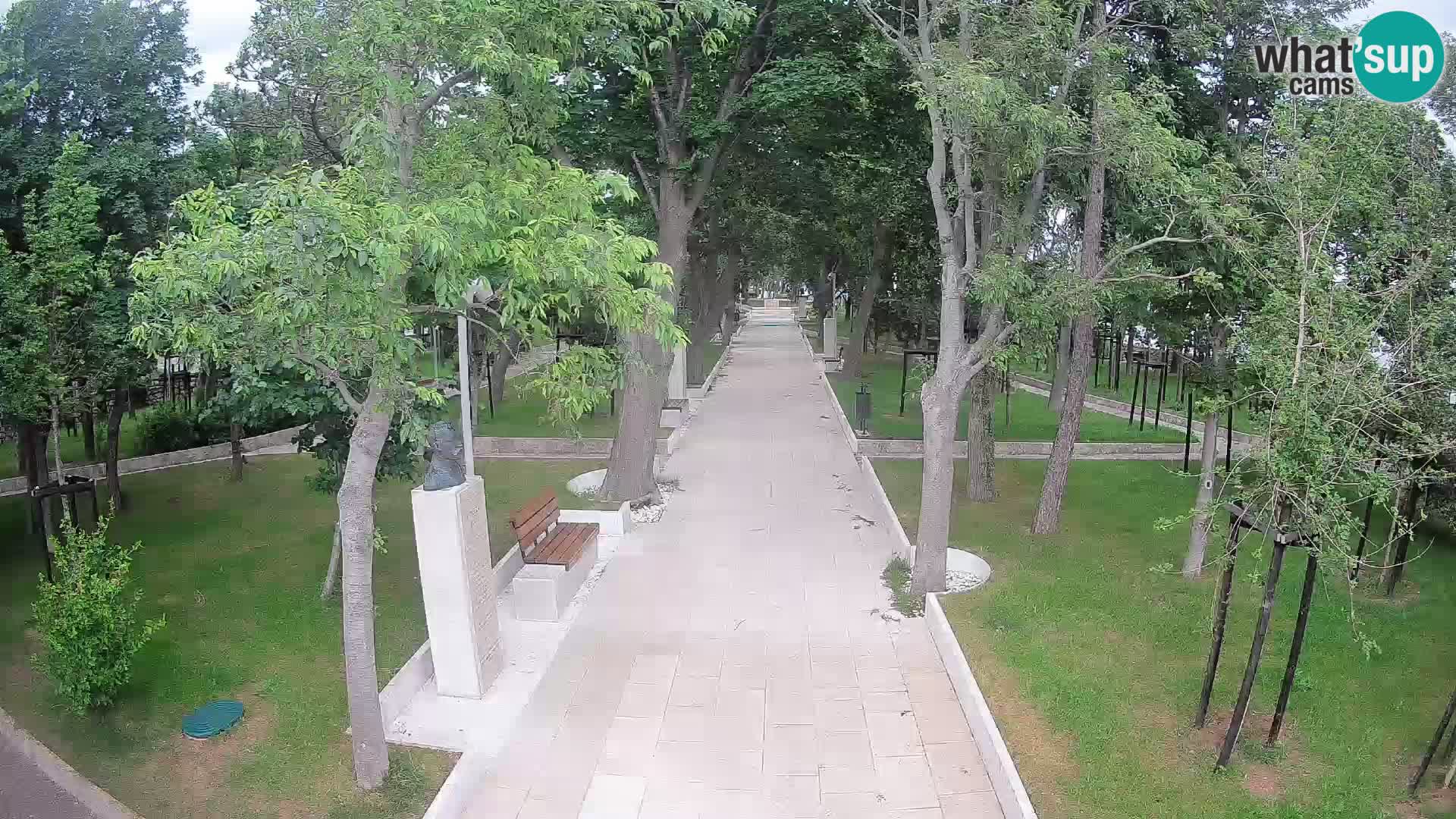 Writers’ Park Webcam Senj – Live by the Sea
