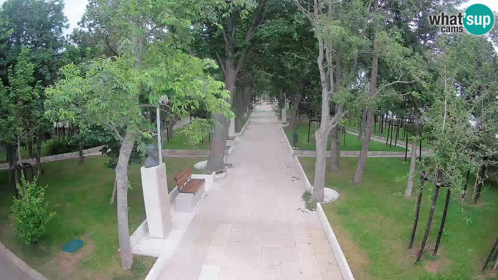 Writers’ Park Webcam Senj – Live by the Sea
