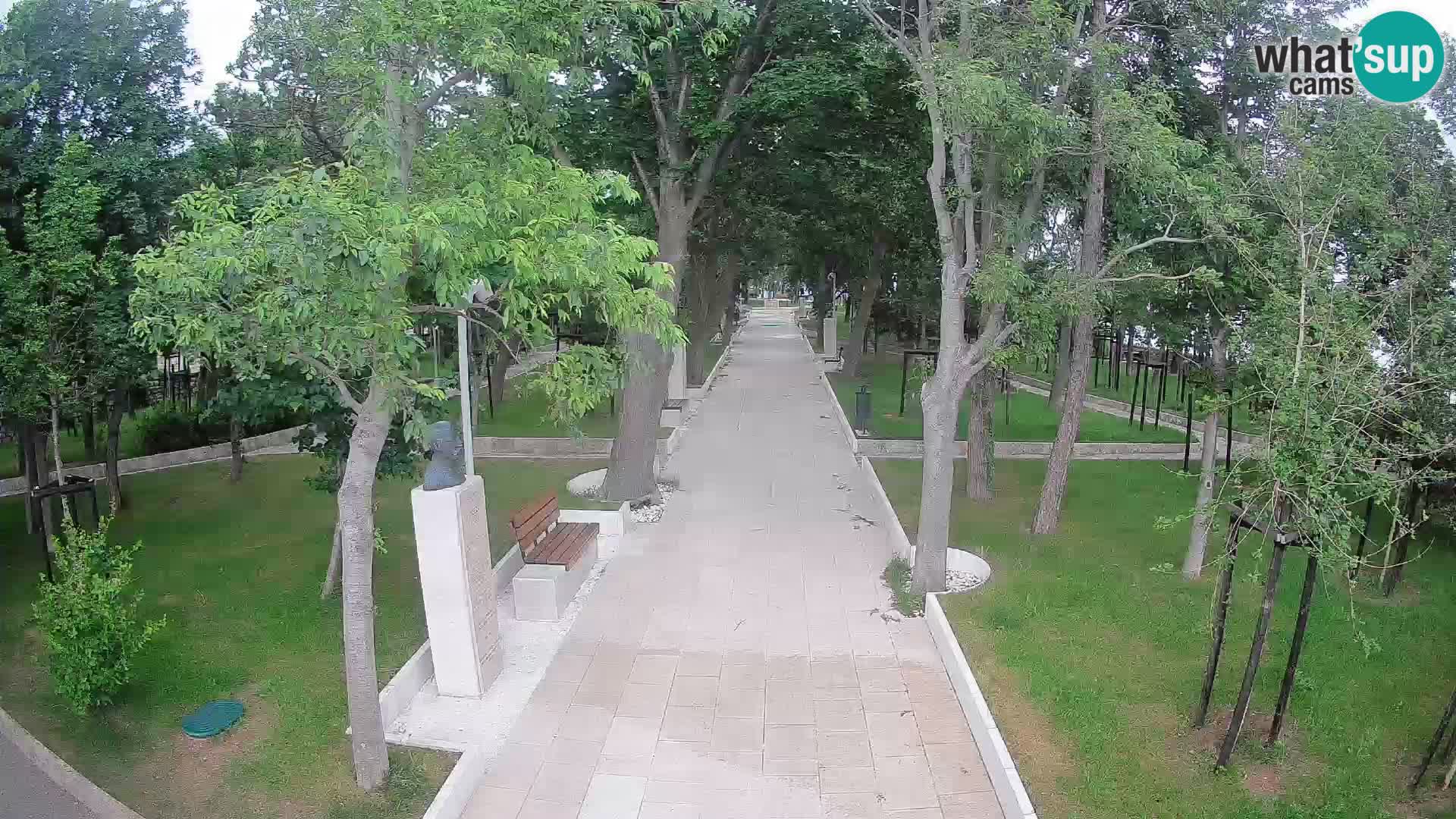 Writers’ Park Webcam Senj – Live by the Sea
