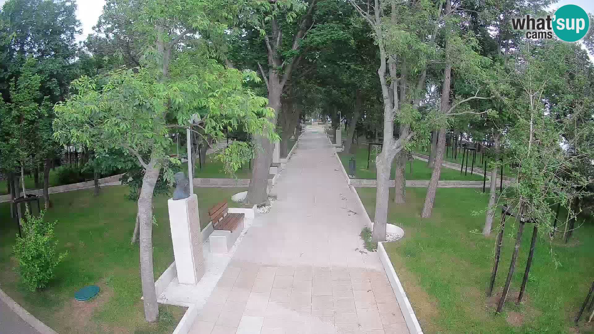 Writers’ Park Webcam Senj – Live by the Sea