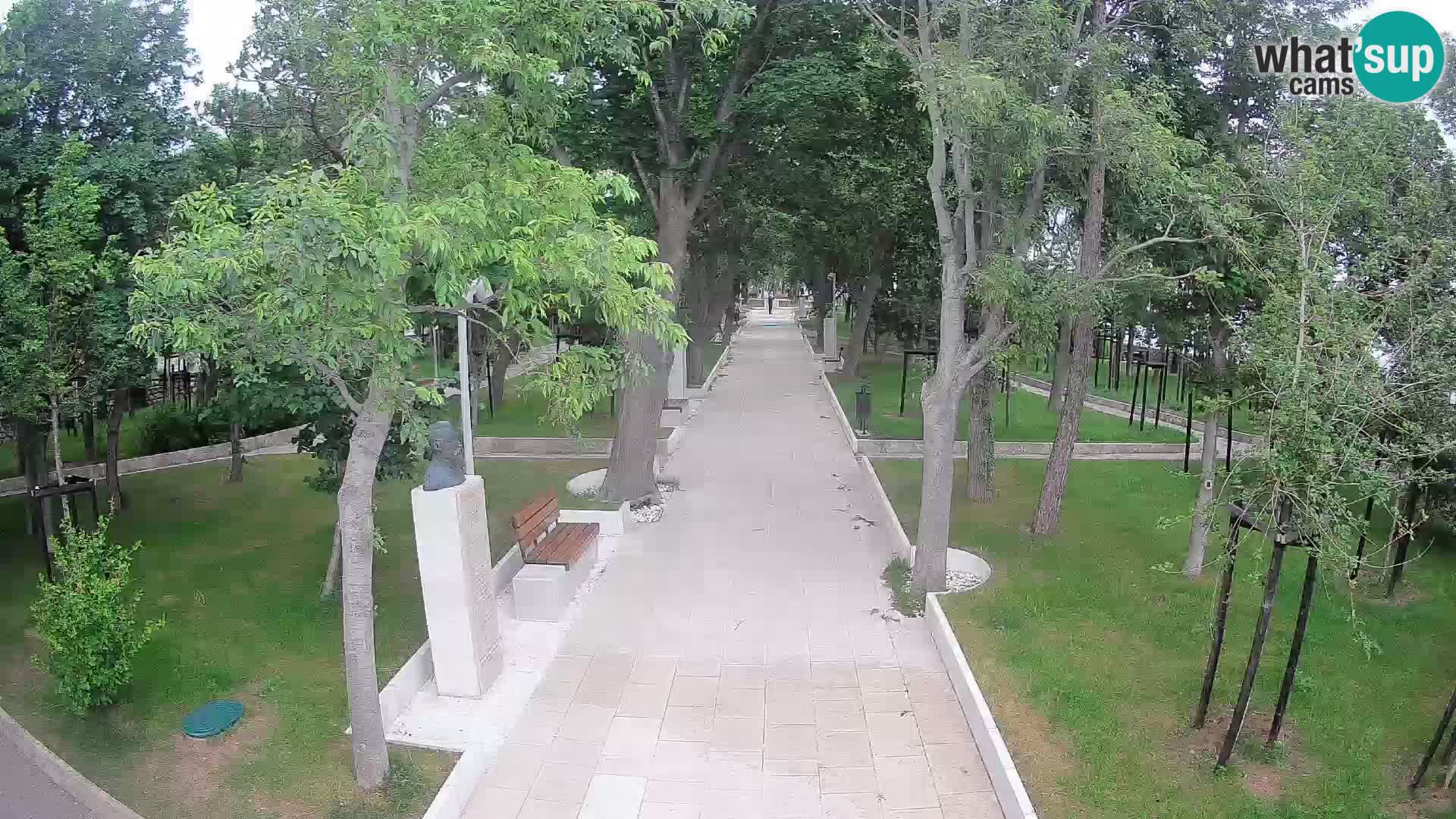 Writers’ Park Webcam Senj – Live by the Sea