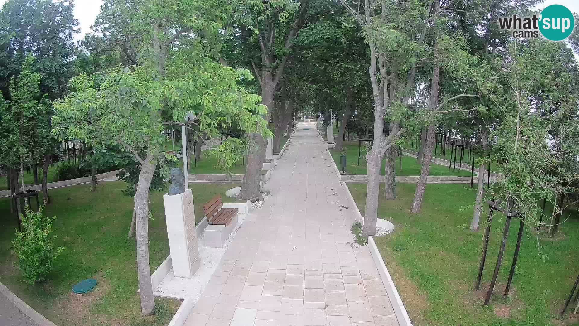 Writers’ Park Webcam Senj – Live by the Sea