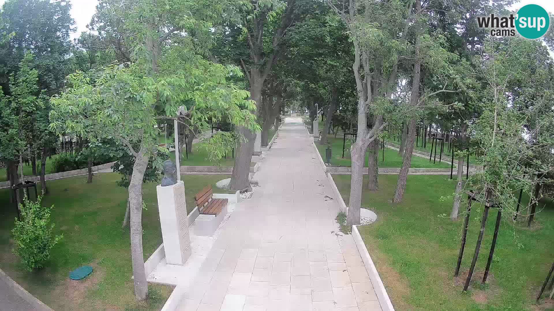 Webcam Schriftstellerpark Senj – Live am Meer