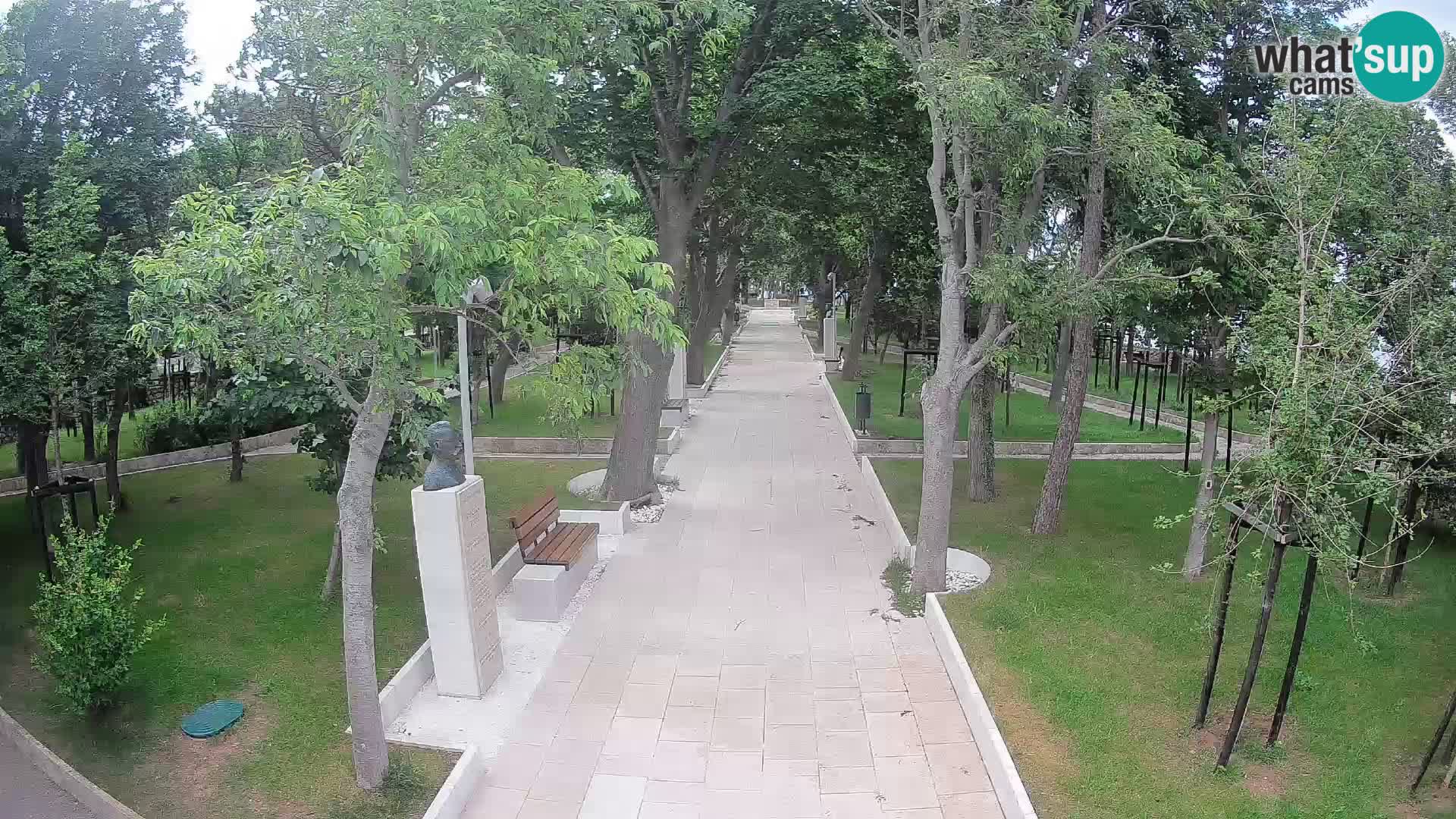 Writers’ Park Webcam Senj – Live by the Sea