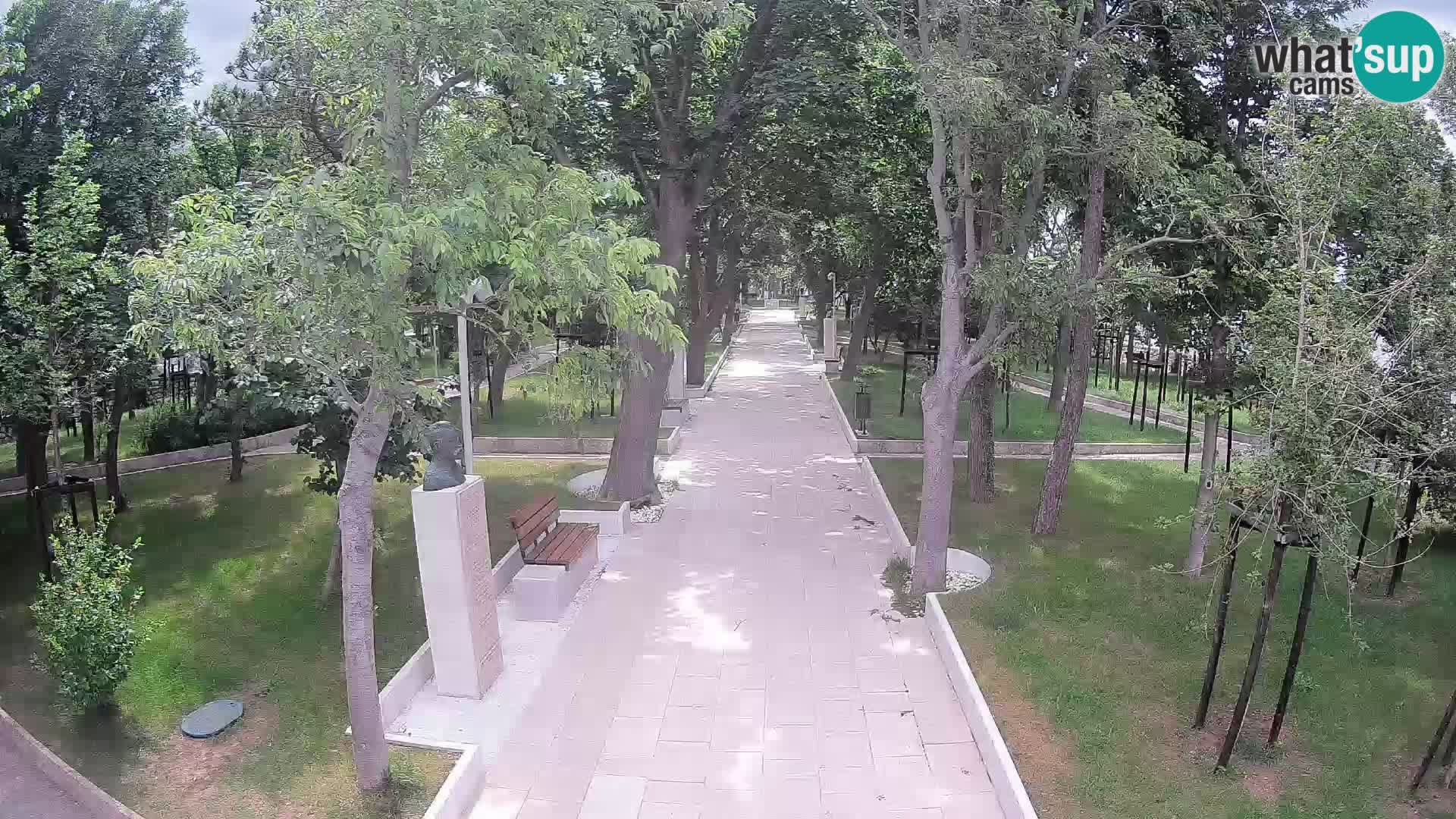 Webcam Schriftstellerpark Senj – Live am Meer