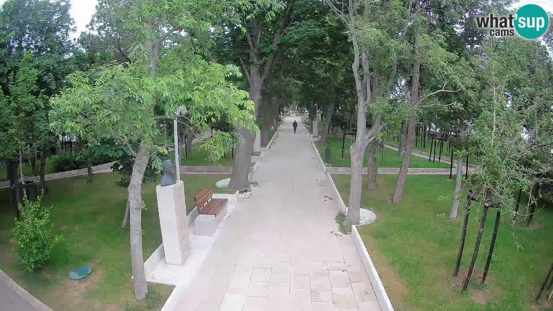 Writers’ Park Webcam Senj – Live by the Sea