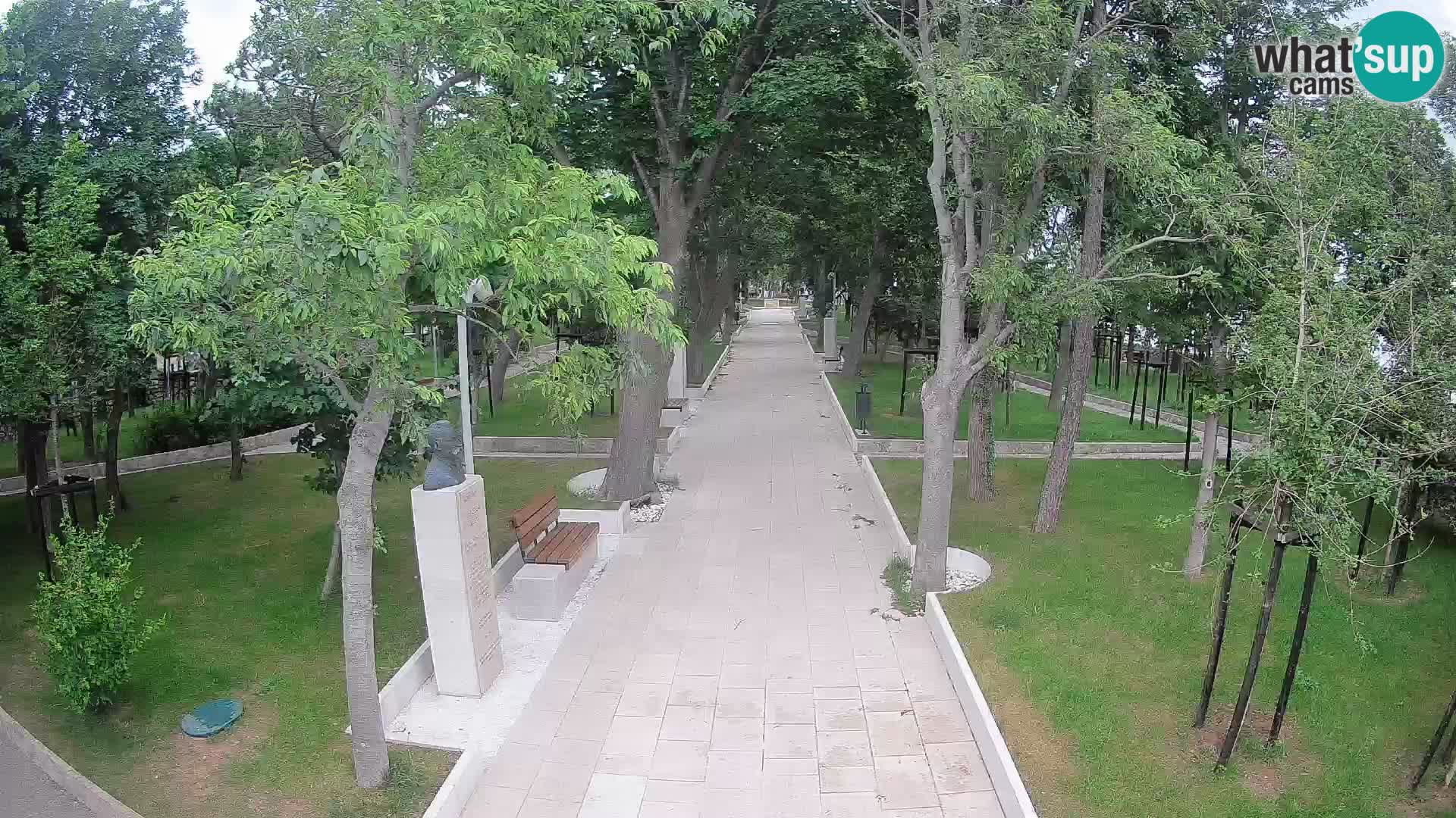 Writers’ Park Webcam Senj – Live by the Sea