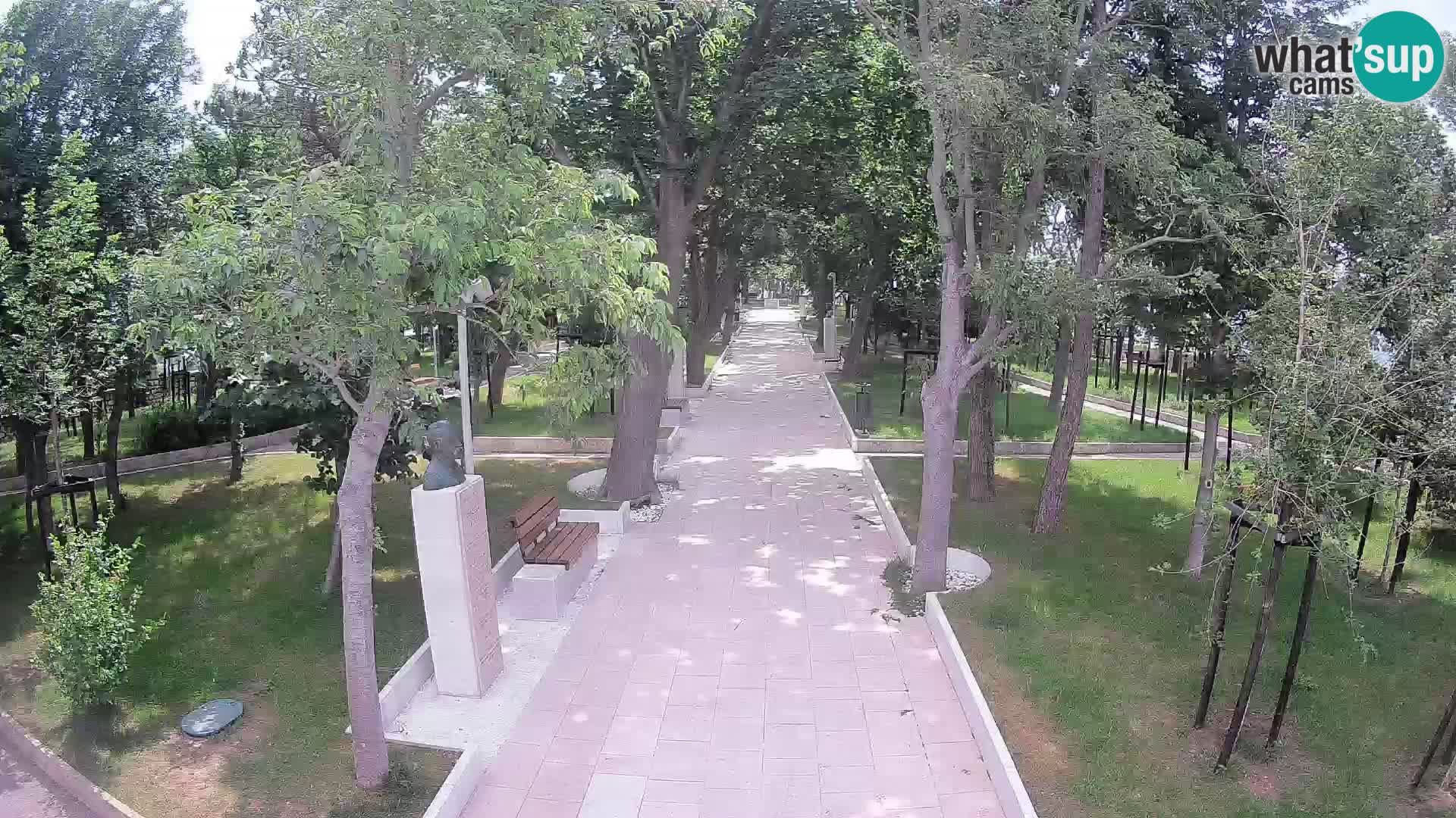 Writers’ Park Webcam Senj – Live by the Sea