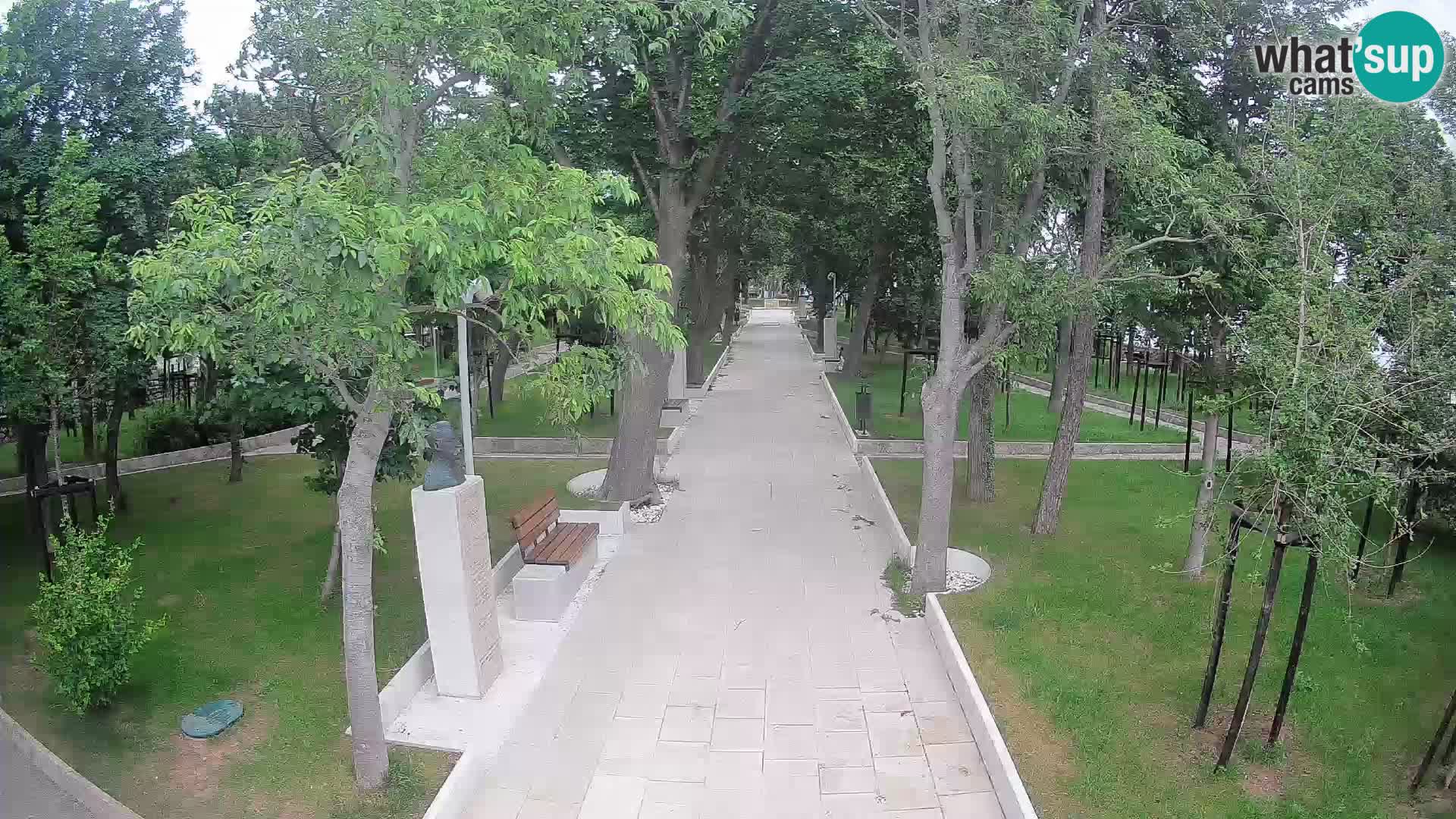 Writers’ Park Webcam Senj – Live by the Sea