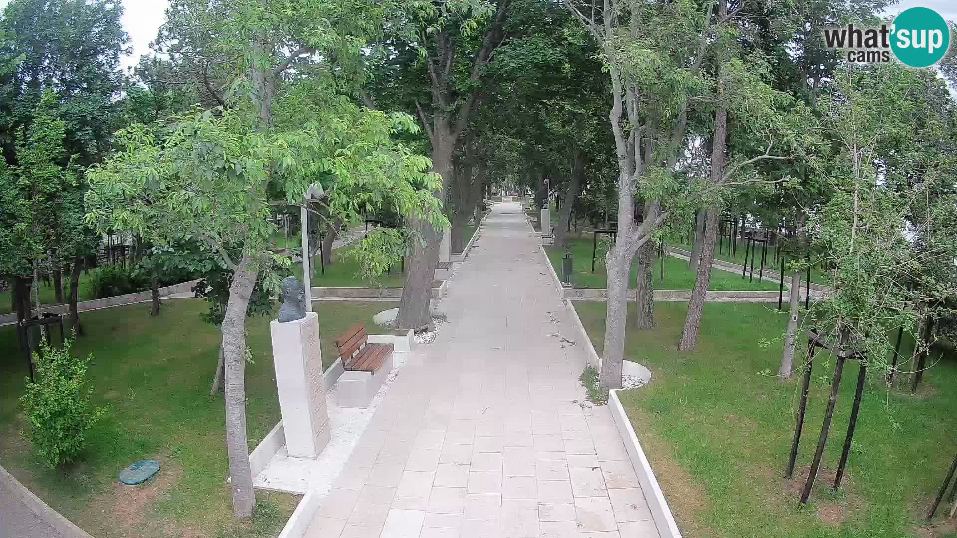 Writers’ Park Webcam Senj – Live by the Sea