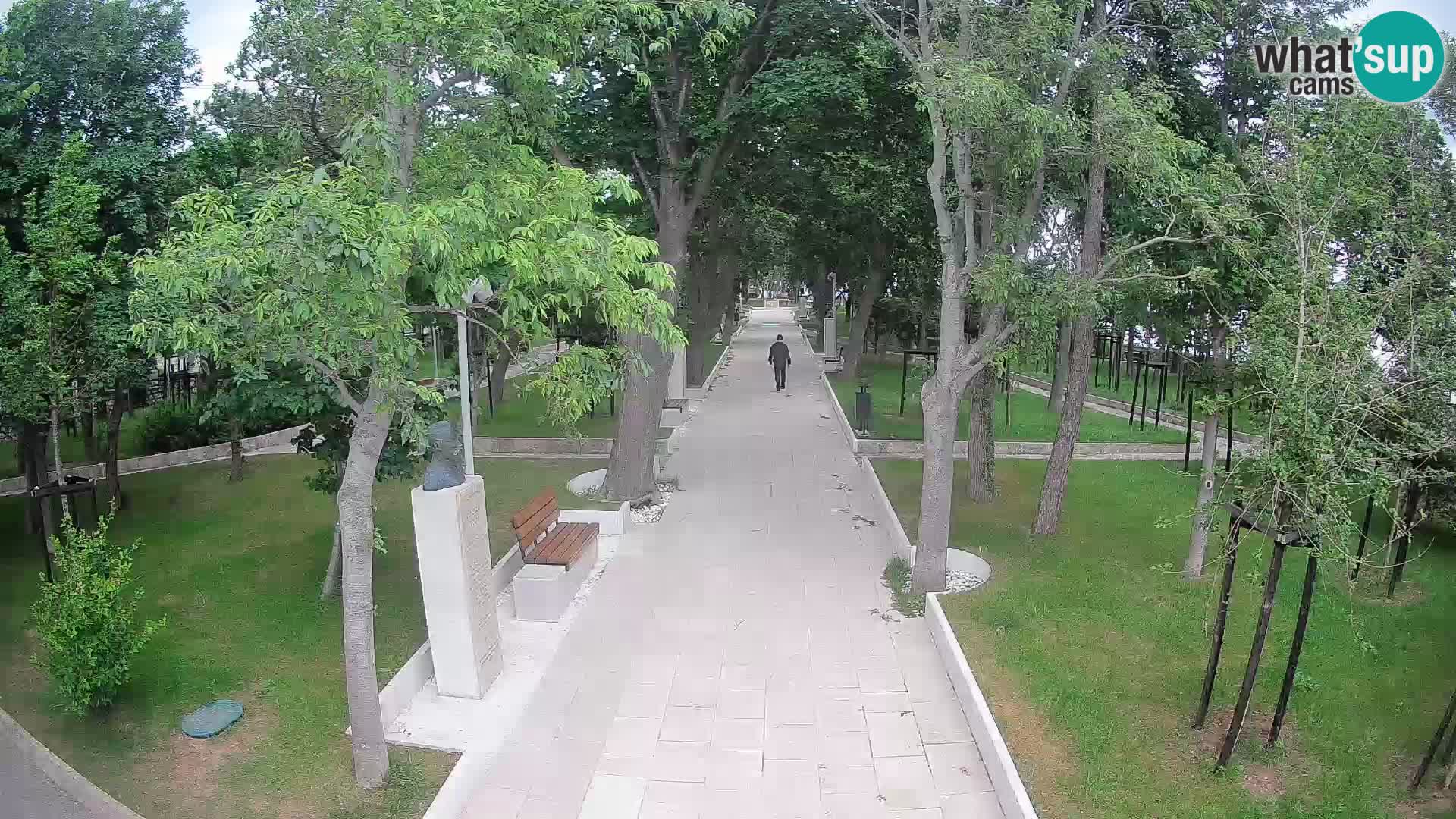 Writers’ Park Webcam Senj – Live by the Sea