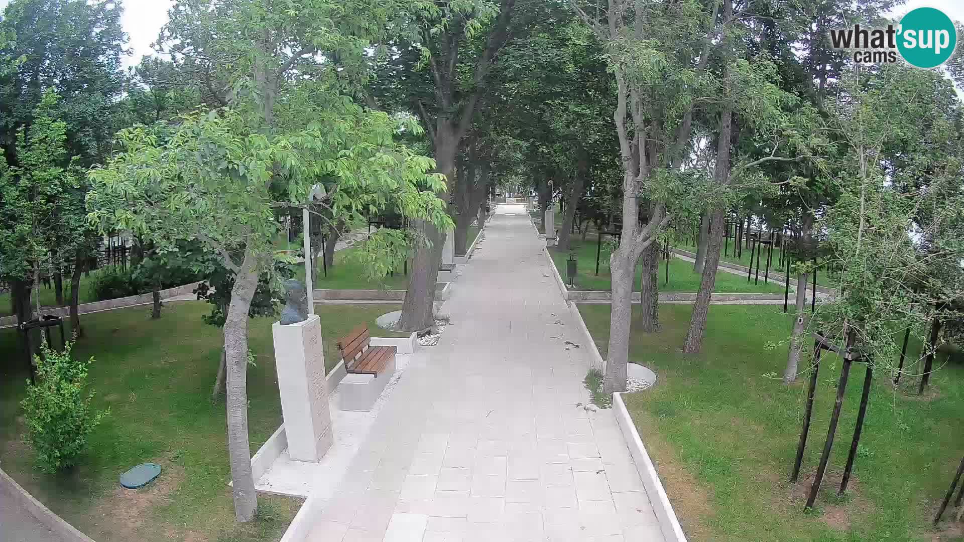 Writers’ Park Webcam Senj – Live by the Sea