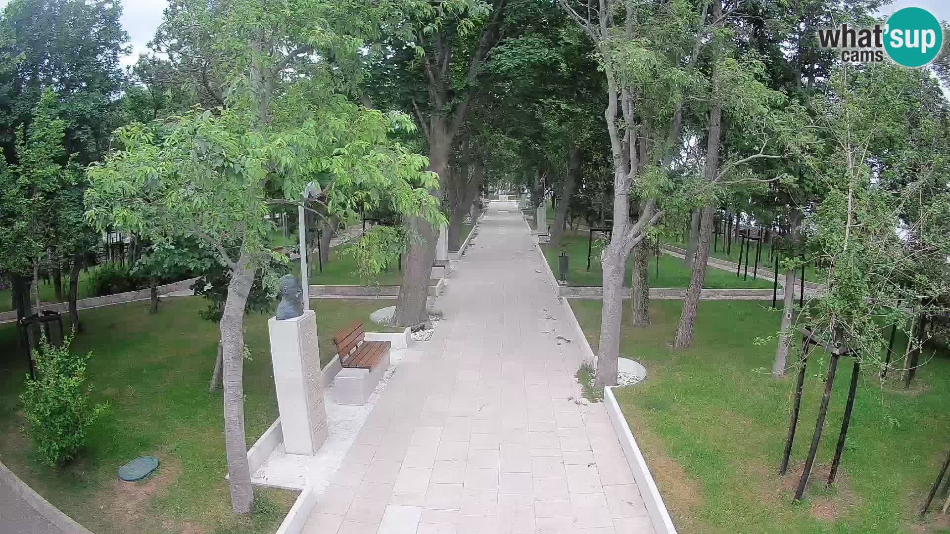 Writers’ Park Webcam Senj – Live by the Sea