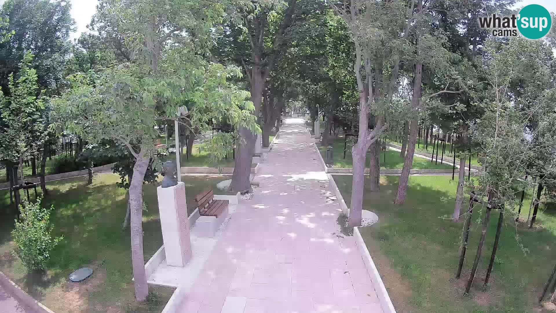 Writers’ Park Webcam Senj – Live by the Sea