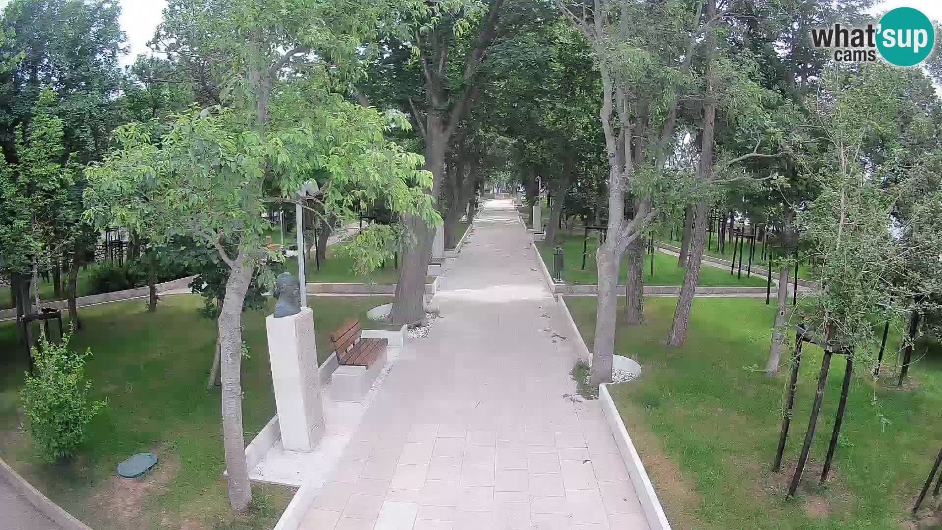 Writers’ Park Webcam Senj – Live by the Sea