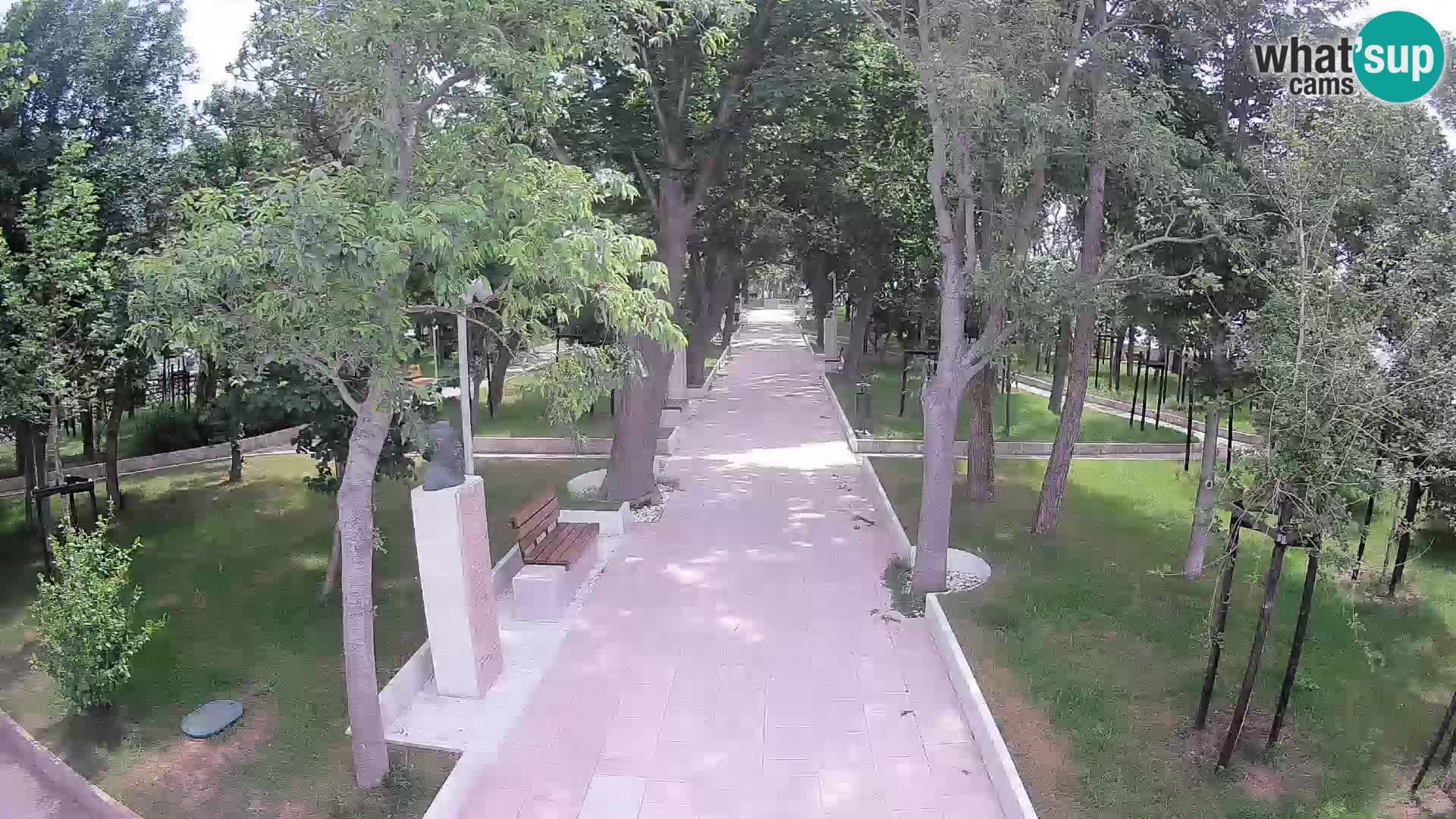 Writers’ Park Webcam Senj – Live by the Sea