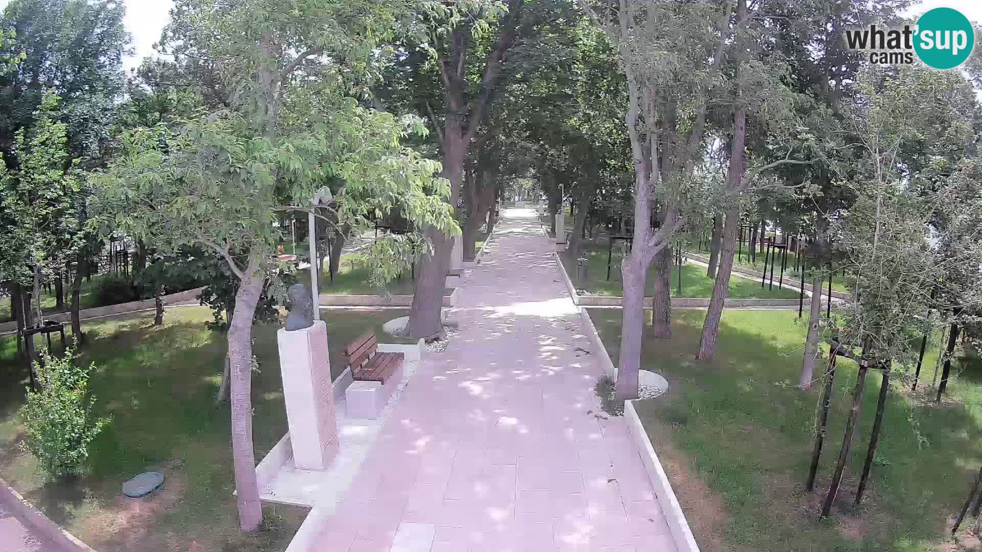 Writers’ Park Webcam Senj – Live by the Sea