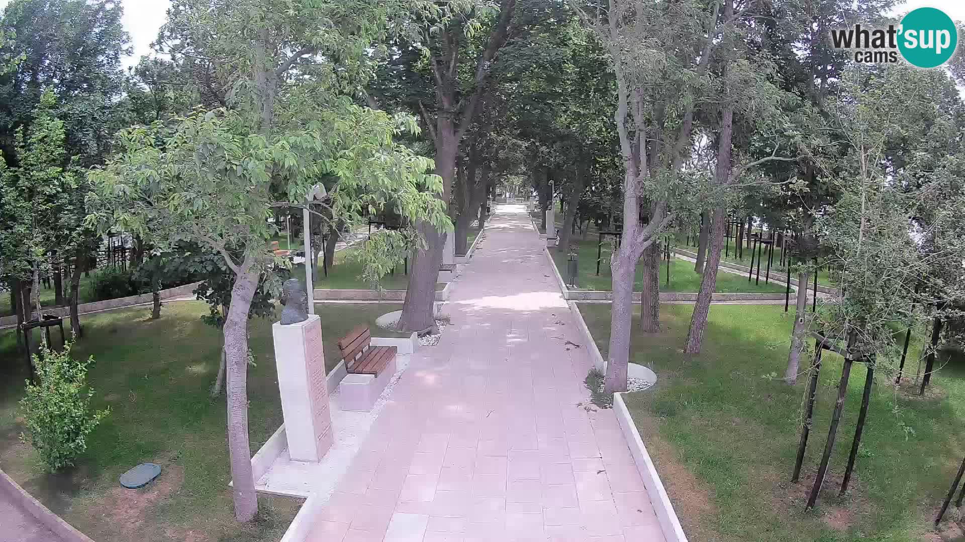 Webcam Schriftstellerpark Senj – Live am Meer