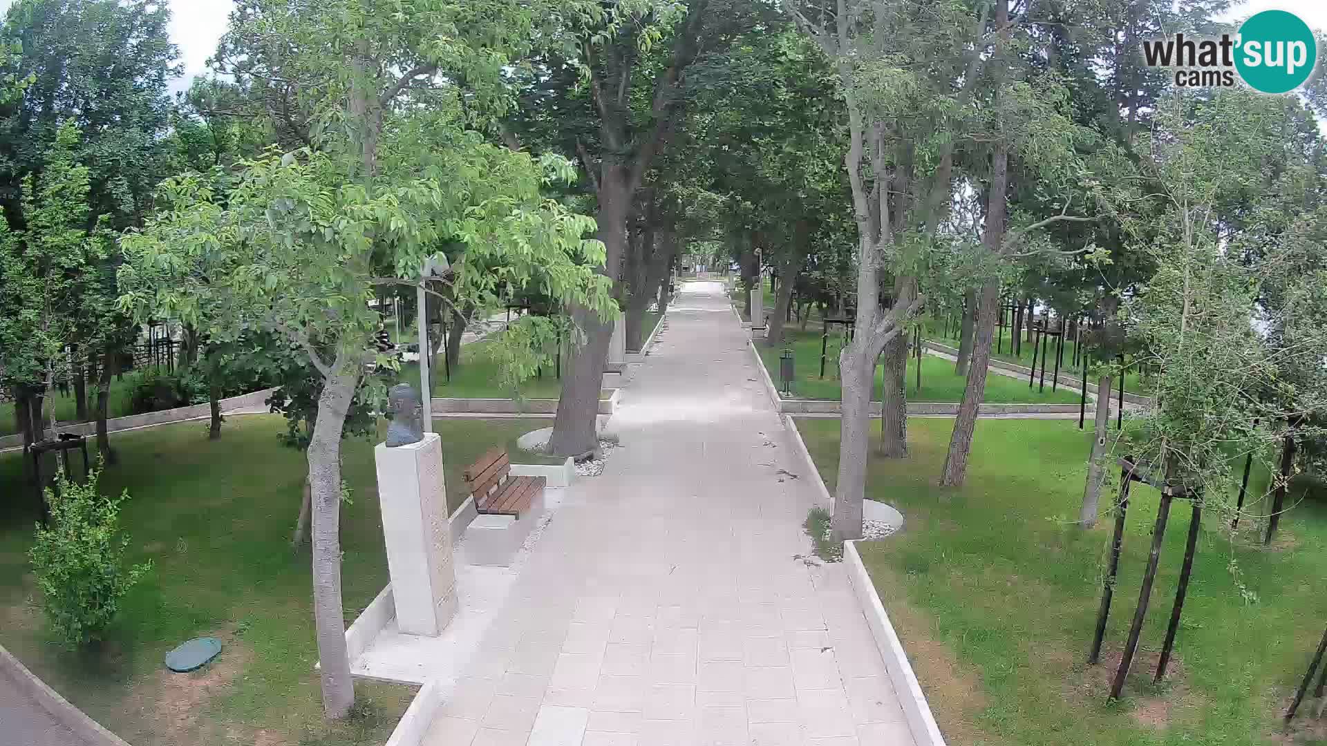 Writers’ Park Webcam Senj – Live by the Sea